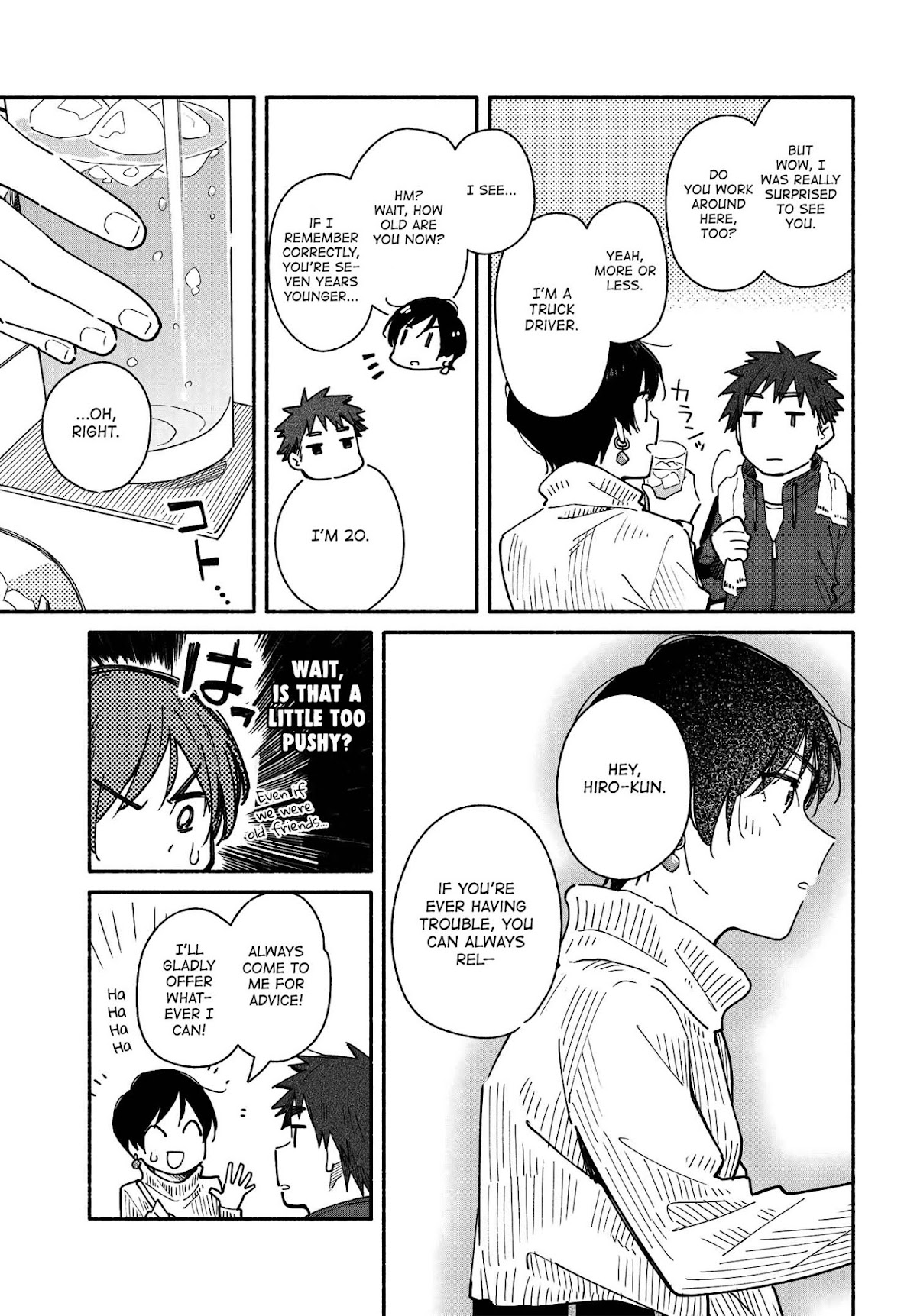 Aikagi-kun to Shiawase Gohan Chapter 6 page 13 - Chapter 6: If We Pecked From the Same Hot Pot