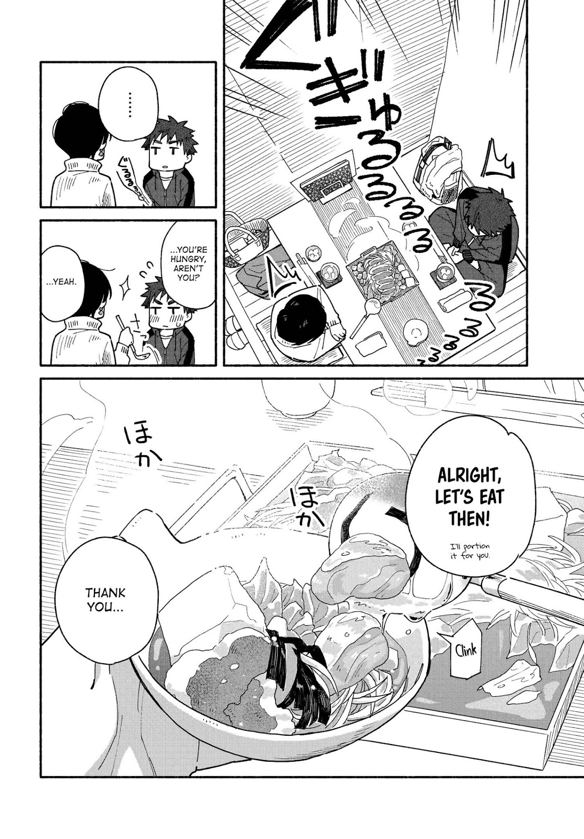 Aikagi-kun to Shiawase Gohan Chapter 6 page 18 - Chapter 6: If We Pecked From the Same Hot Pot