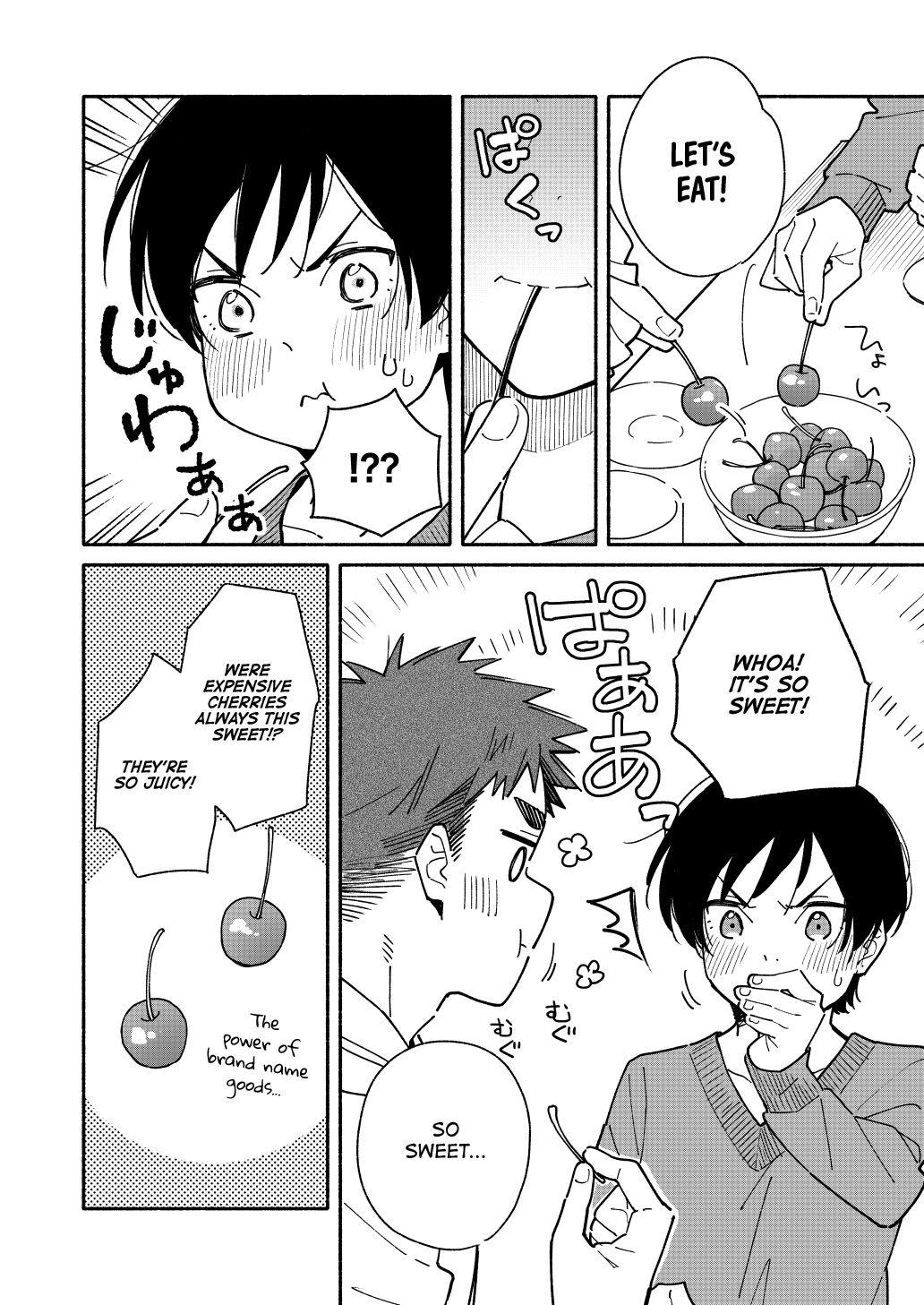 Aikagi-kun to Shiawase Gohan Chapter 7.5 page 2 - Chapter 7.5: Cherries Too Good to Be Wasted