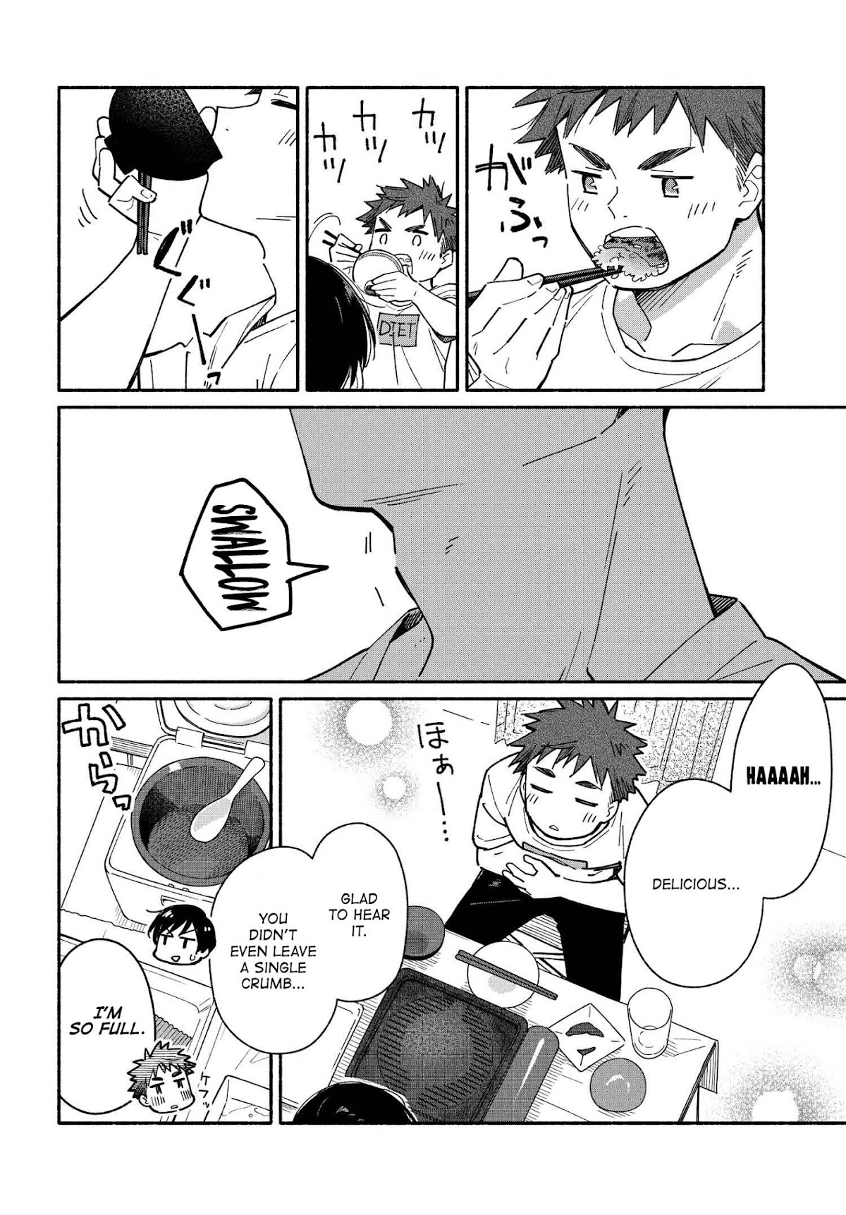 Aikagi-kun to Shiawase Gohan Chapter 7 page 14 - Chapter 7: The Smell of Supper
