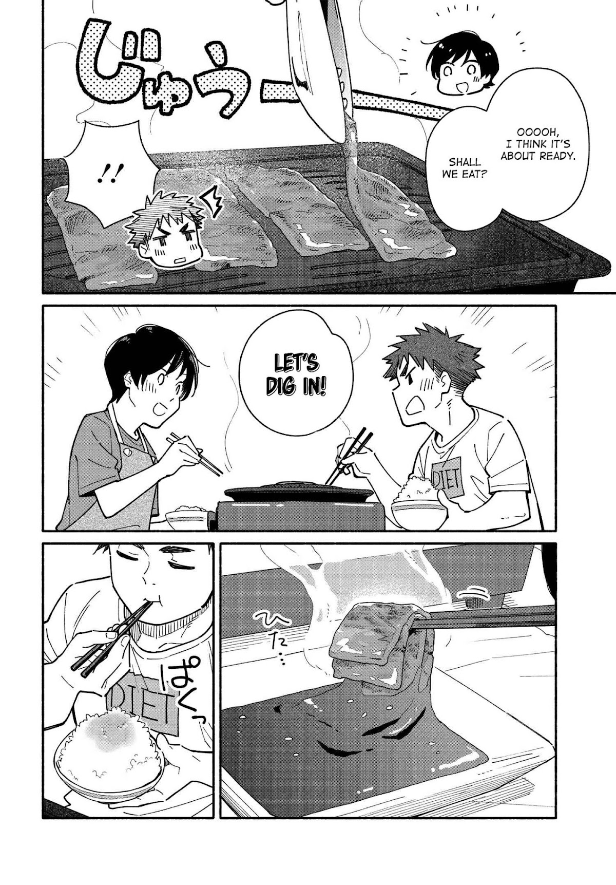 Aikagi-kun to Shiawase Gohan Chapter 7 page 8 - Chapter 7: The Smell of Supper