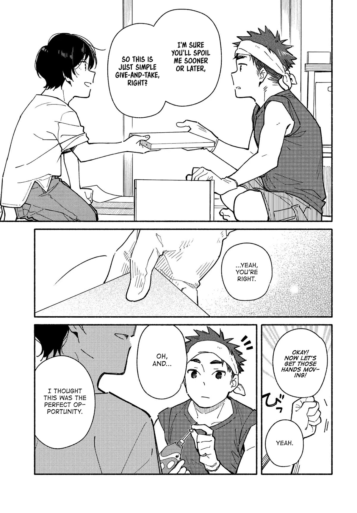 Aikagi-kun to Shiawase Gohan Chapter 8 page 5 - Chapter 8: A Minor Move-in and Soumen