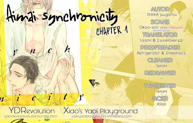 Aimai Synchronicity Chapter 1 page 1 - Chapter 1