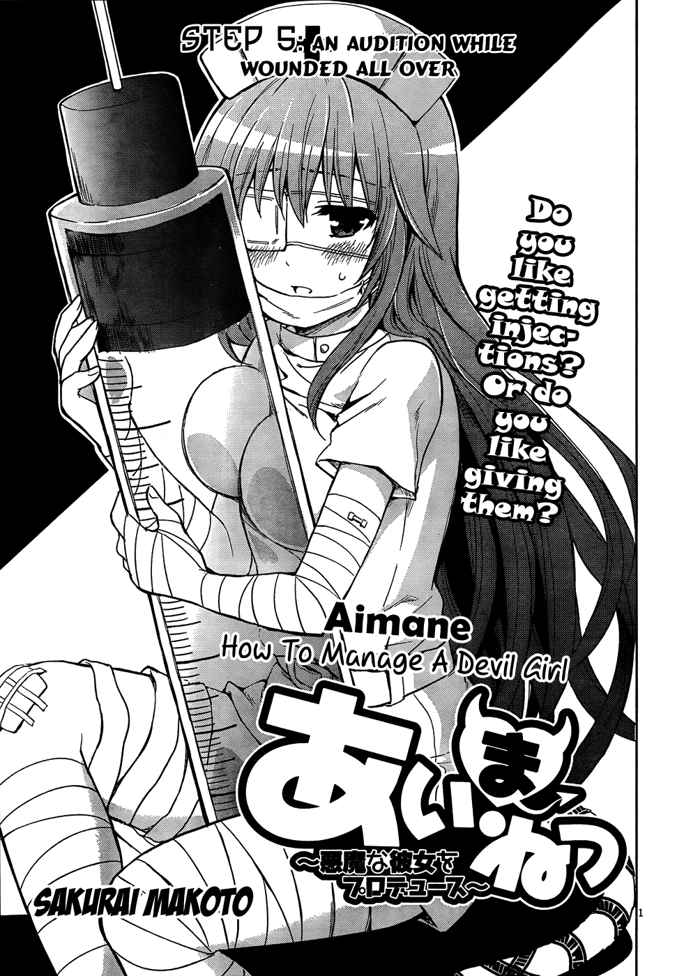Aimane - Akuma na Kanojo o Produce Chapter 5.2 page 2 - Chapter 5 v2 : Step 5 - An Audition While Wounded All Over