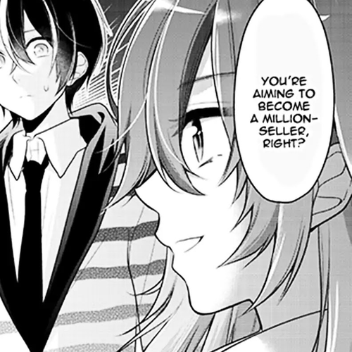 Aiming to be a Million-Seller with a Beautiful Writer Chapter 0: Oneshot cover
