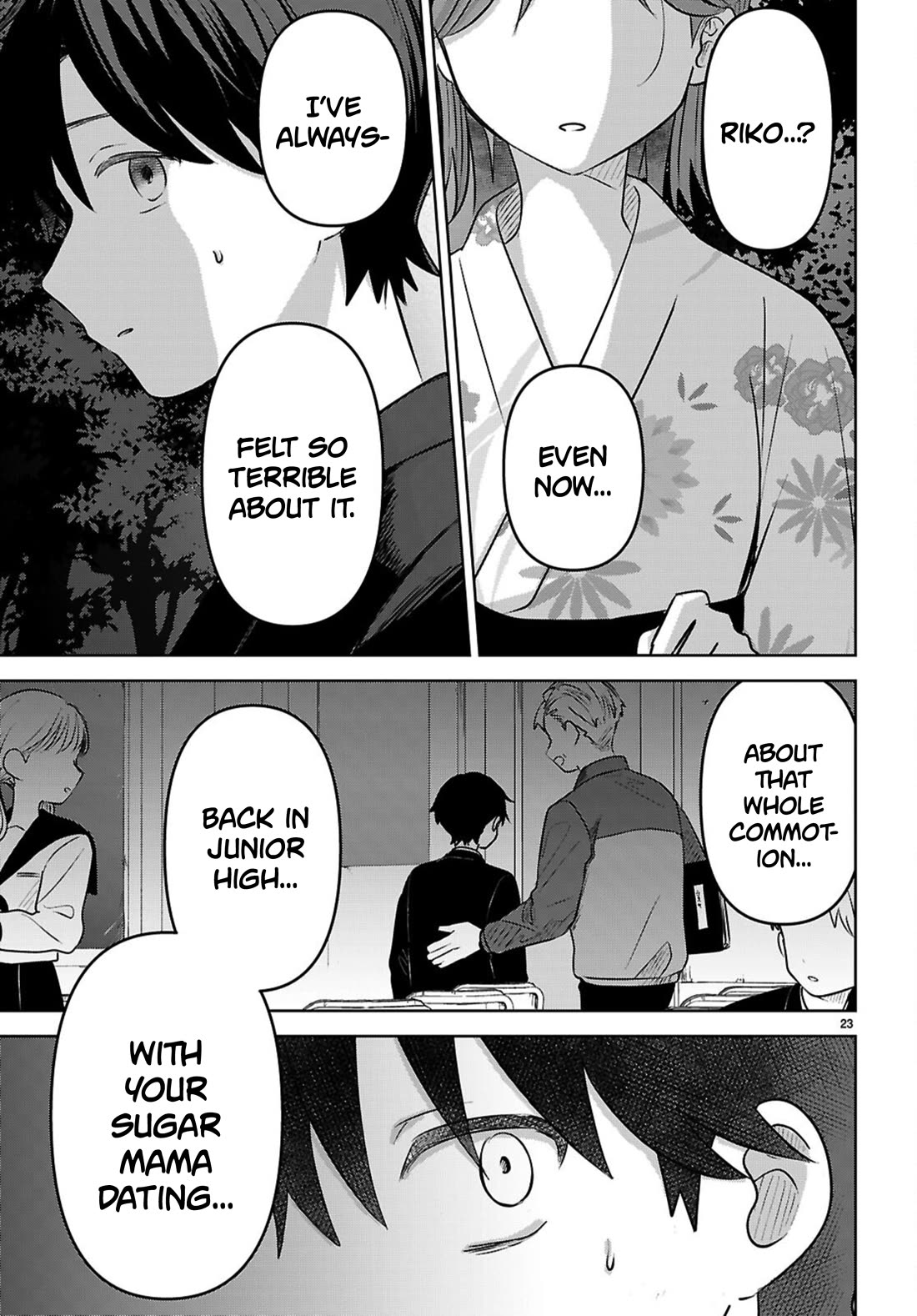 Ainosenbiki: A Story of Getting a Mommy After Doing Sugar Mama Dating Chapter 11 page 23 - Chapter 11: Private Feelings, Public Facades
