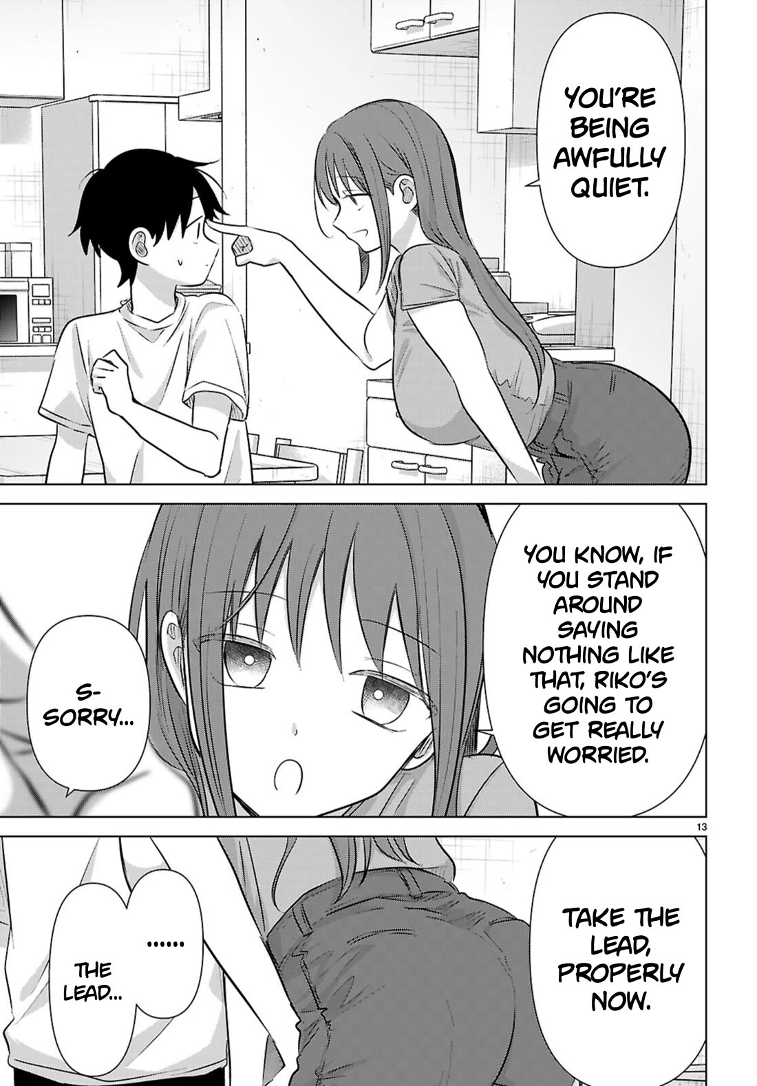 Ainosenbiki: A Story of Getting a Mommy After Doing Sugar Mama Dating Chapter 12 page 13 - Chapter 12: A Practice Confession