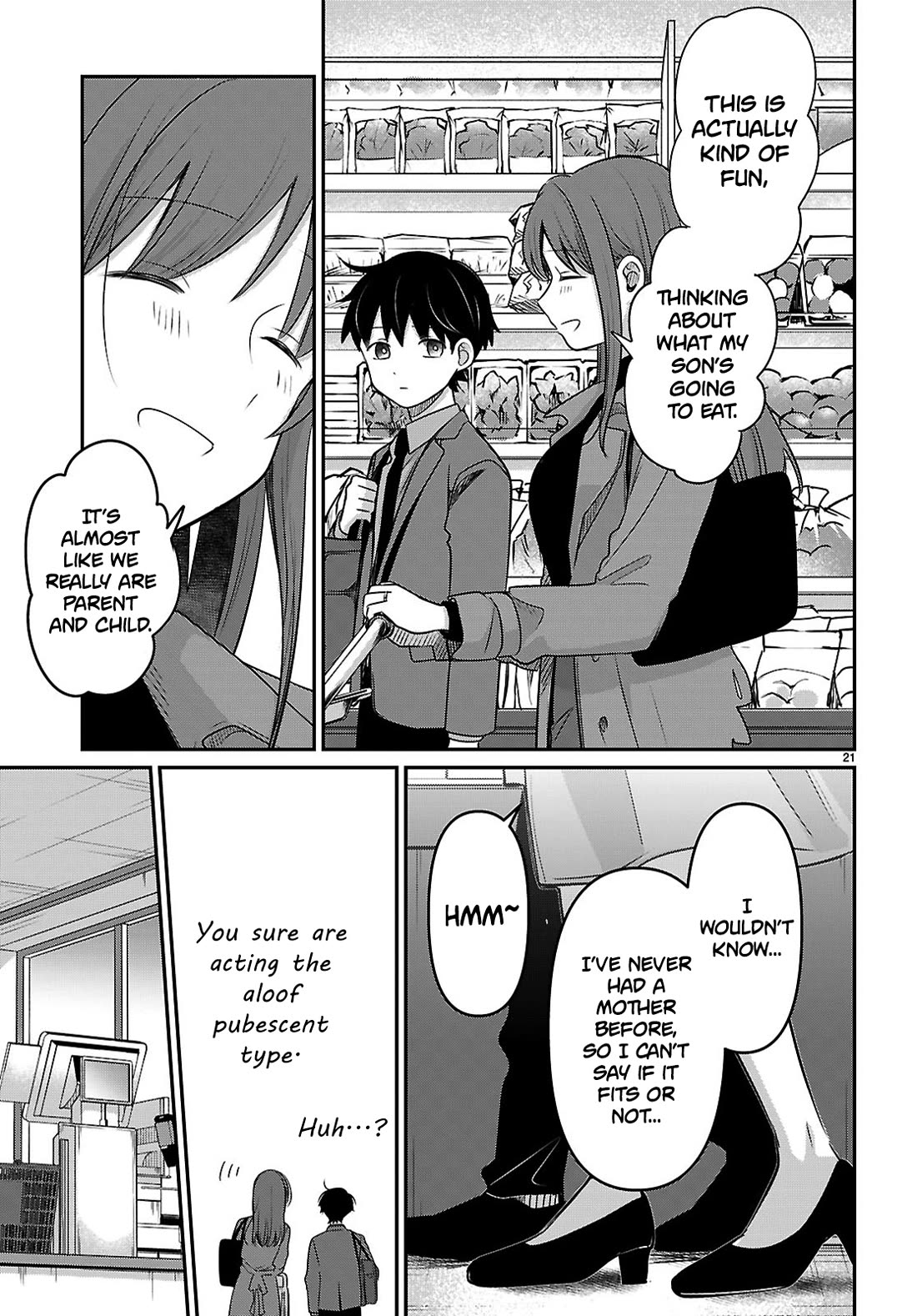 Ainosenbiki: A Story of Getting a Mommy After Doing Sugar Mama Dating Chapter 3 page 21 - Chapter 3: Who Made That For You?