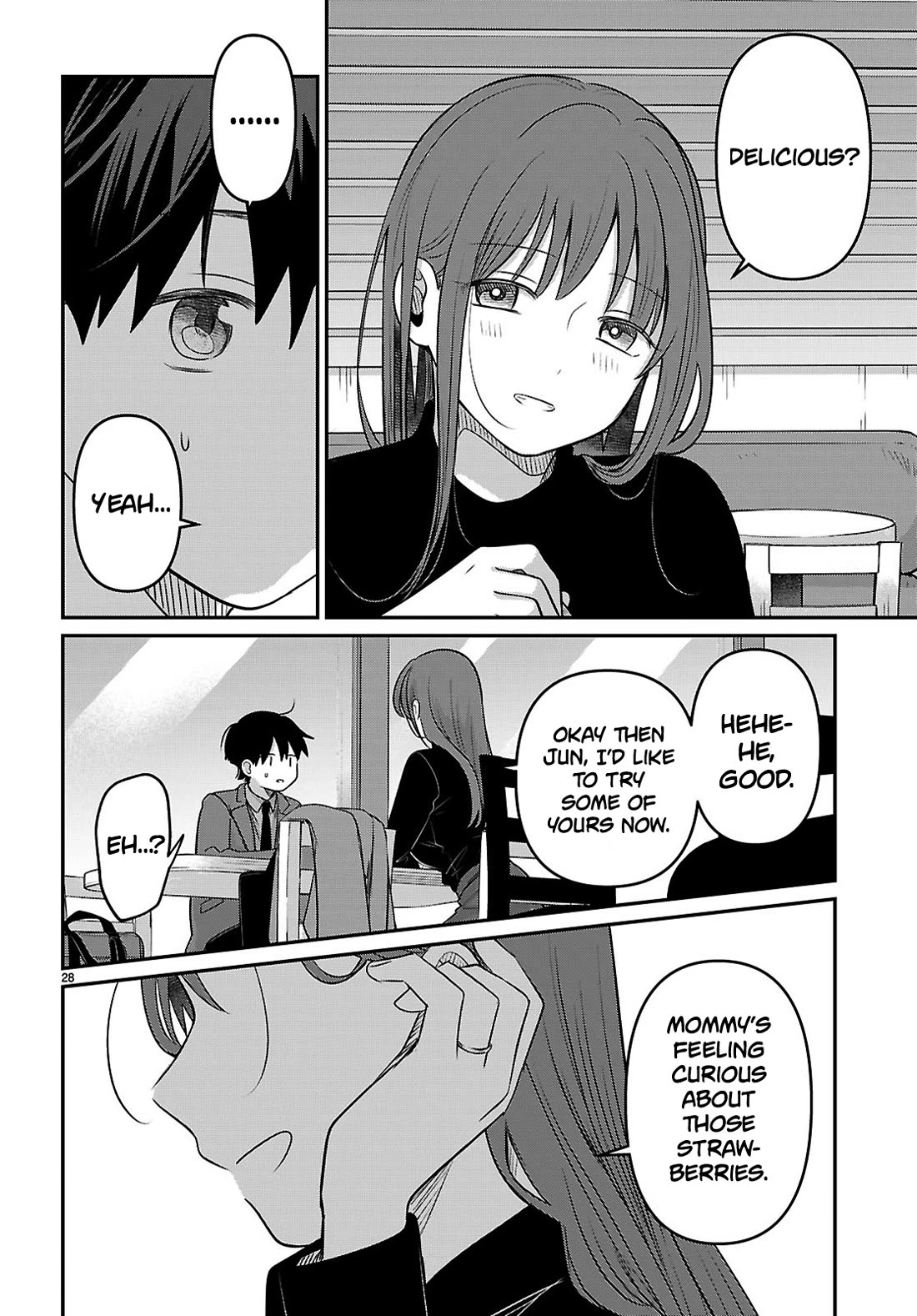 Ainosenbiki: A Story of Getting a Mommy After Doing Sugar Mama Dating Chapter 3 page 28 - Chapter 3: Who Made That For You?