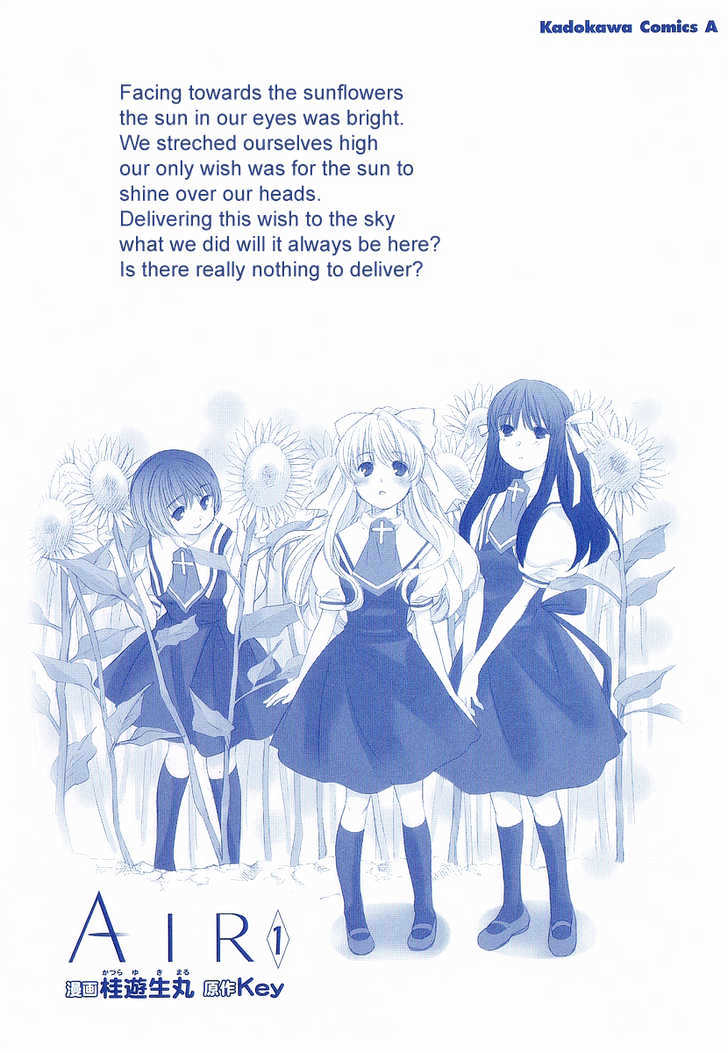 Air (KATSURA Yukimaru) Chapter 1 page 3 - Chapter 1 : The Beginning of Summer
