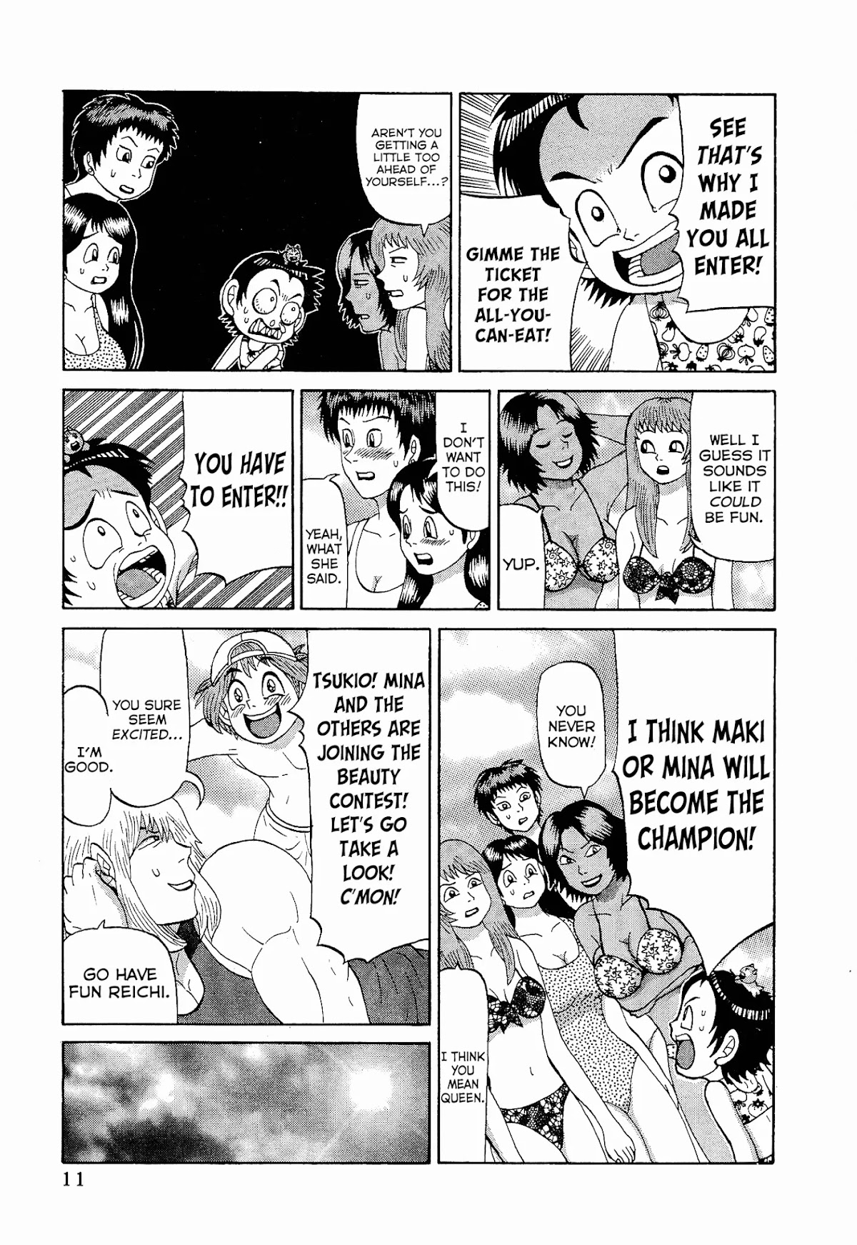 Air Master Chapter 17 page 12 - Chapter 17: Let's go to the Beach!!