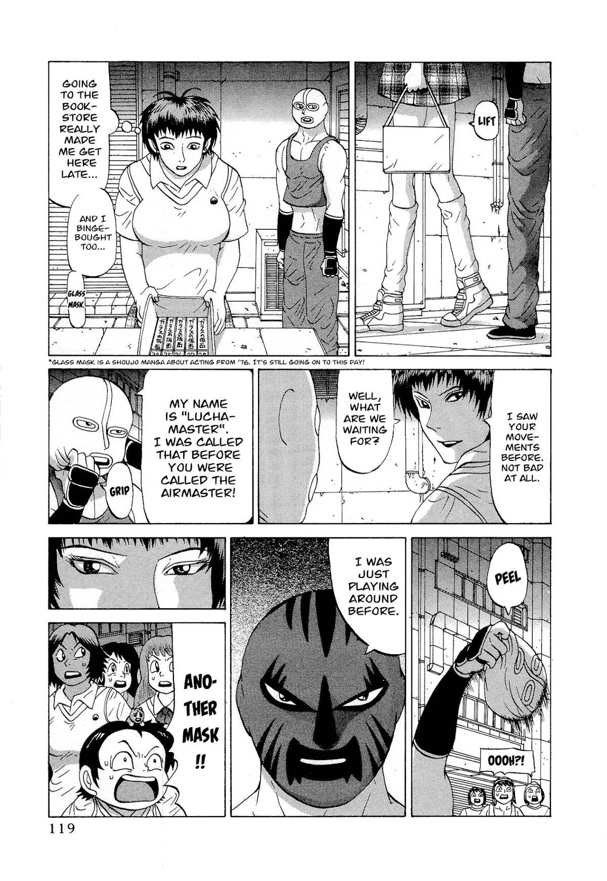 Air Master Chapter 21 page 21 - Chapter 21: Ultimate Enemy, Lucha Master!