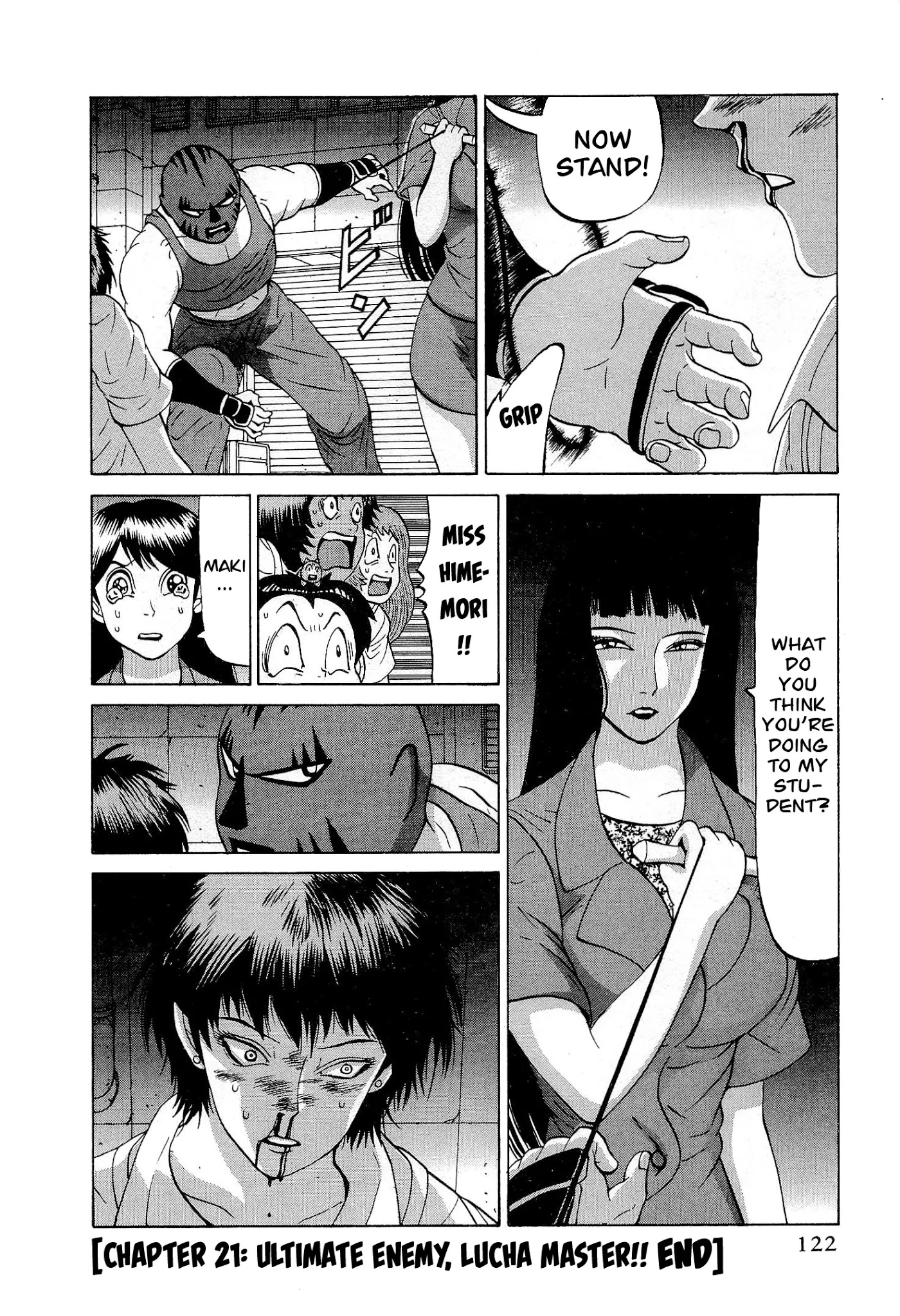 Air Master Chapter 21 page 24 - Chapter 21: Ultimate Enemy, Lucha Master!