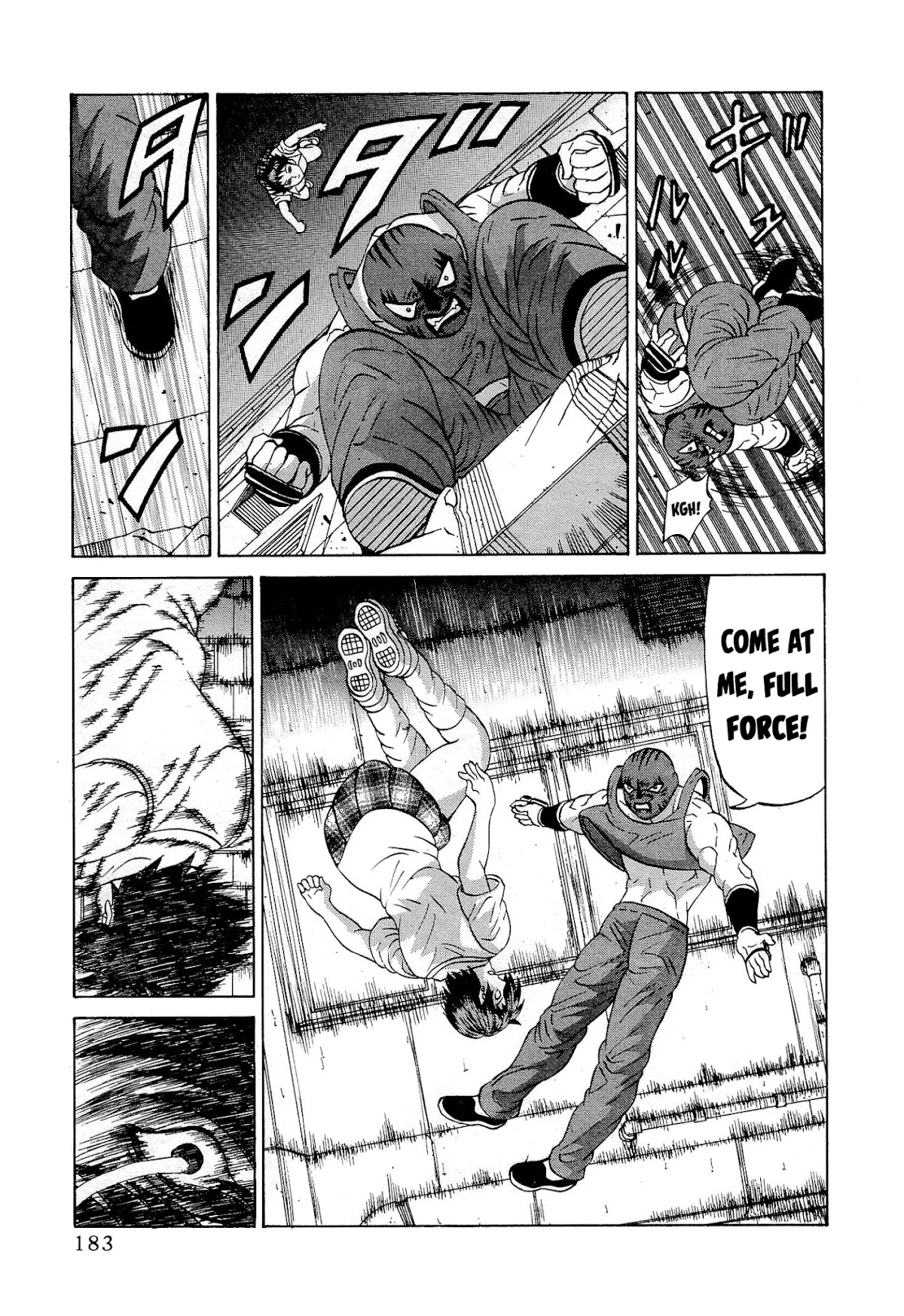 Air Master Chapter 24 page 13 - Chapter 24: Defeat Him, Lucha Master!!