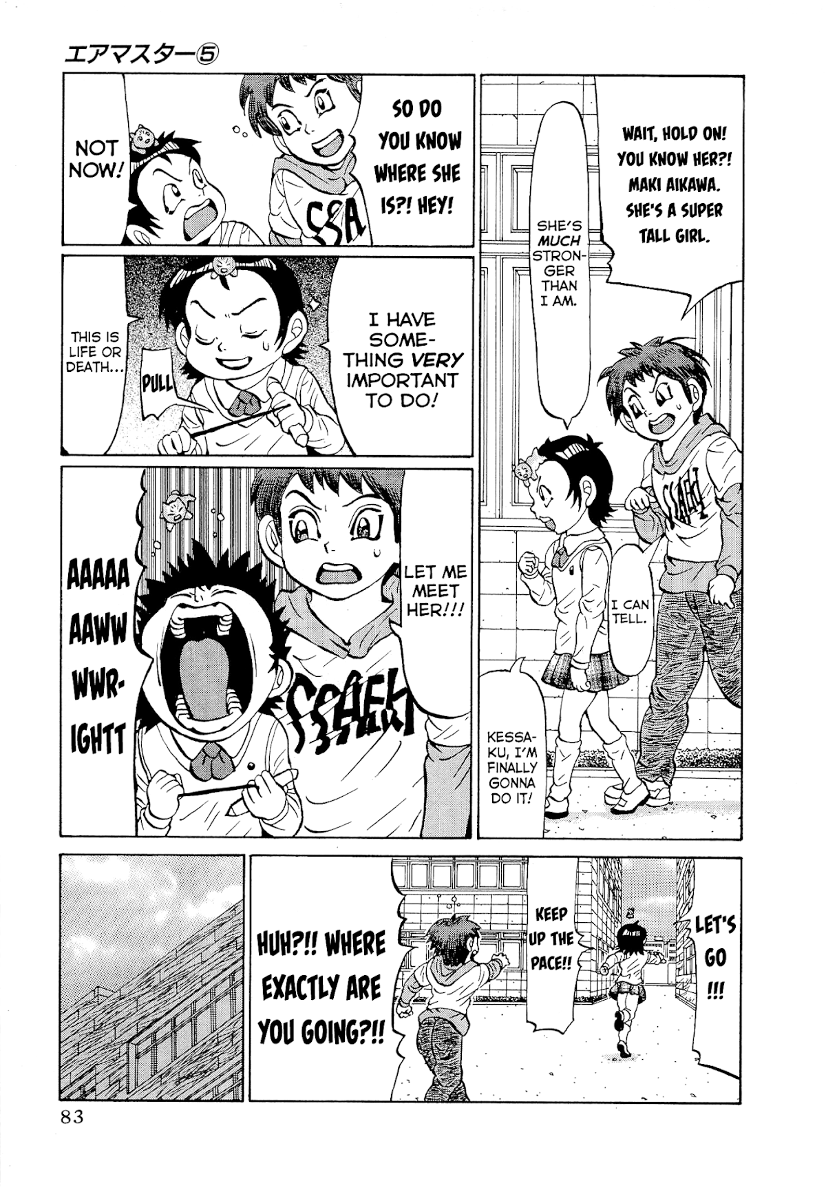 Air Master Chapter 36 page 9 - Chapter 36: The Great Adventure of Miori