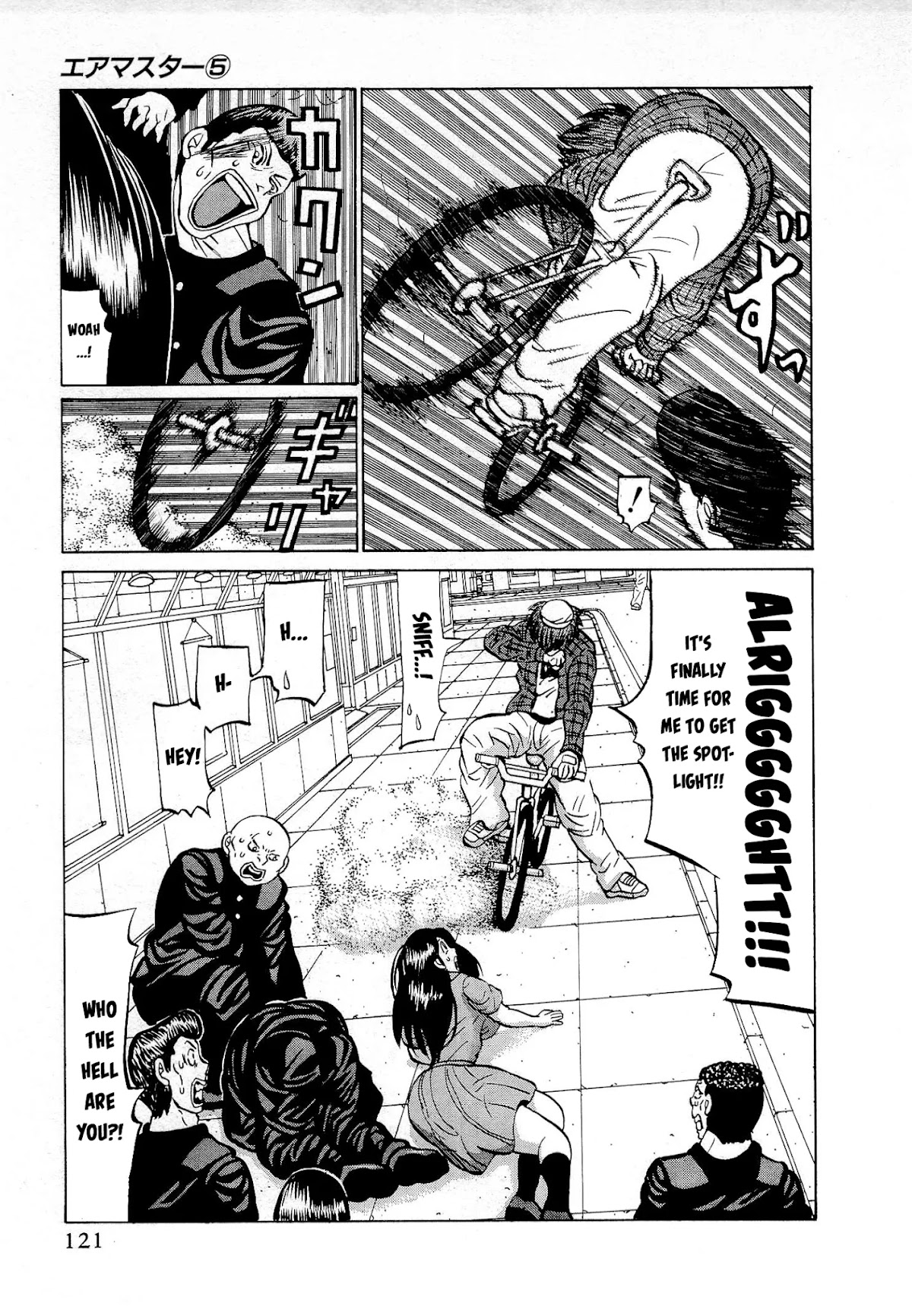 Air Master Chapter 37 page 23 - Chapter 37: Kuroseigi-Rengo Rises!!