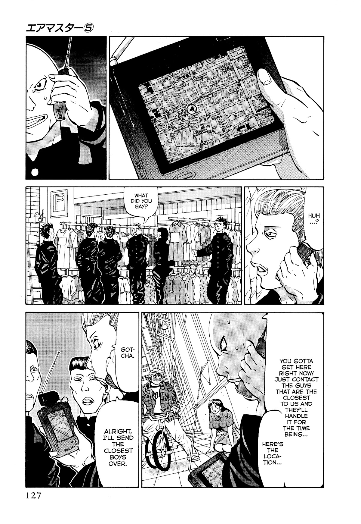 Air Master Chapter 38 page 5 - Chapter 38: Run Reichi, Till the Ends of the Earth!!