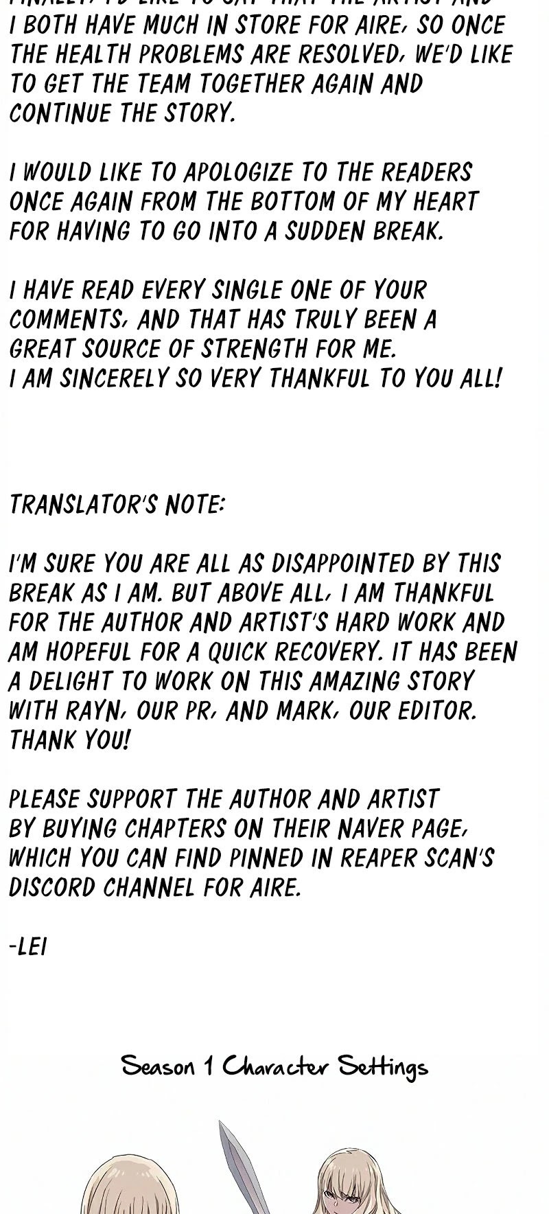 Aire Chapter 57 page 66 - Chapter 57: Season 1 End