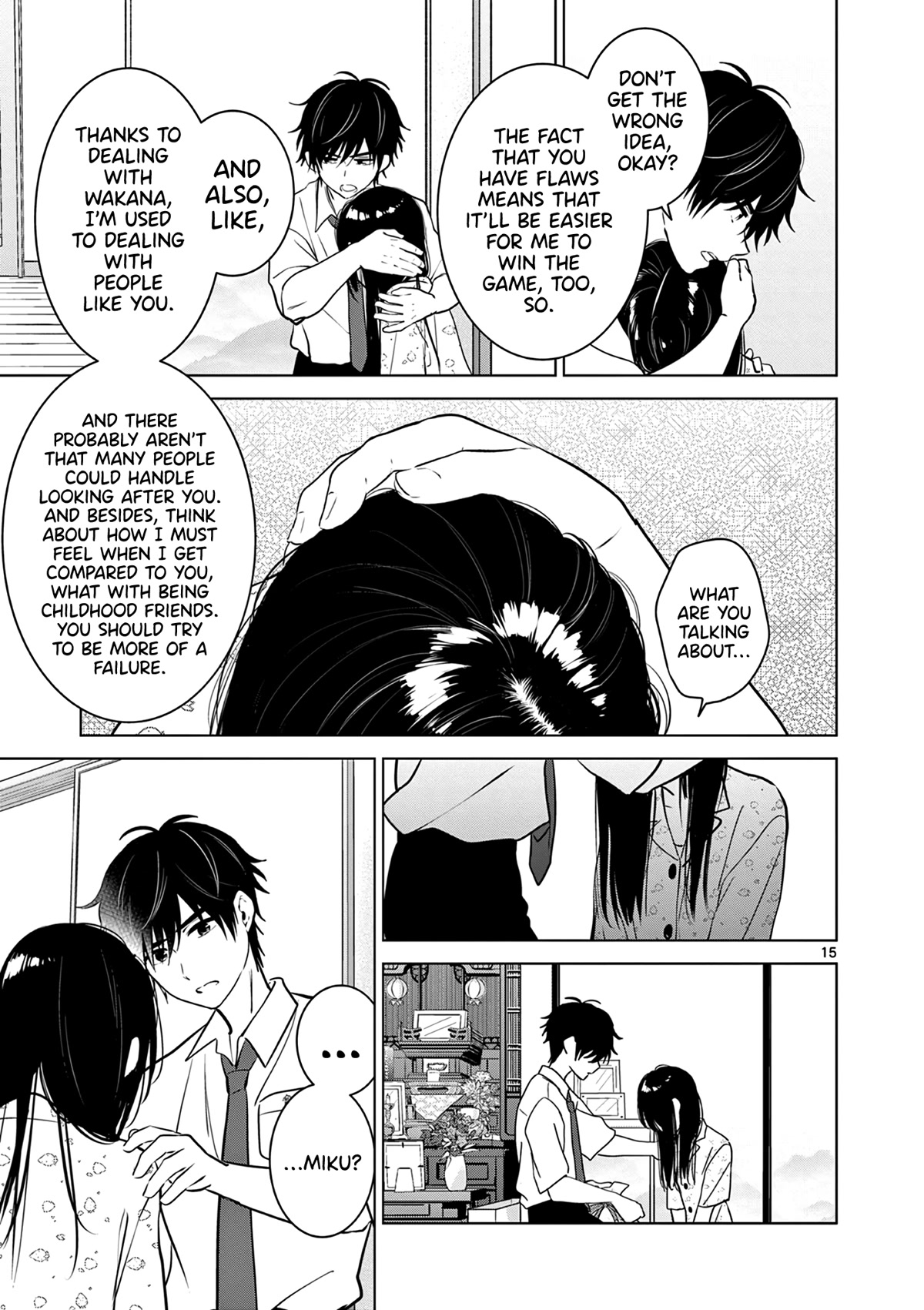 Aishiteru Game wo Owarasetai Chapter 28 page 15 - Chapter 28: Childhood Friends That Hug It Out