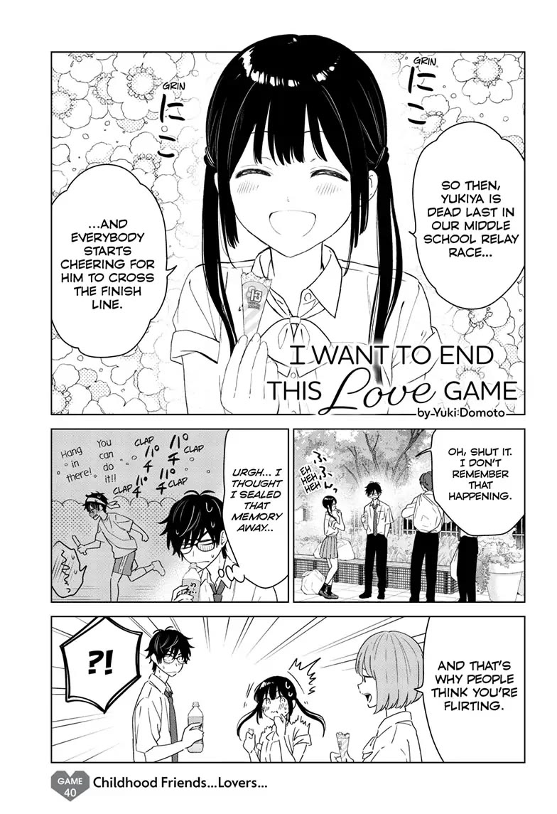 Aishiteru Game wo Owarasetai Chapter 40 page 1 - Chapter 40