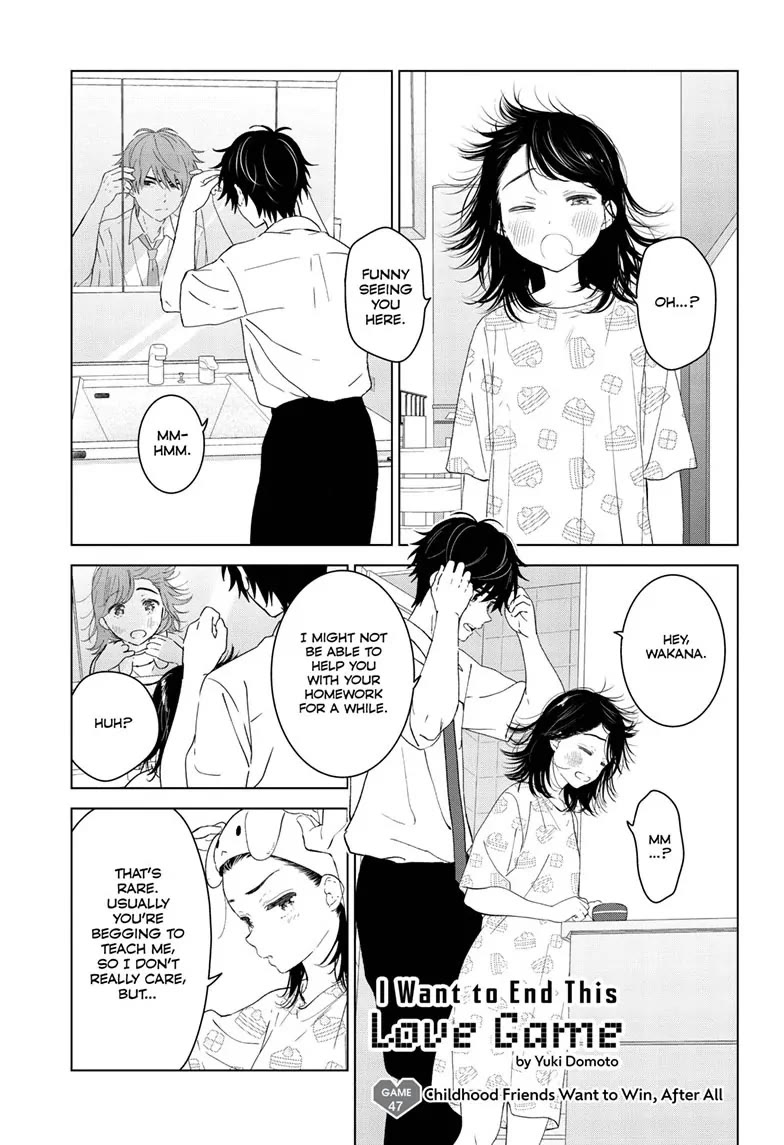 Aishiteru Game wo Owarasetai Chapter 47 page 1 - Chapter 47