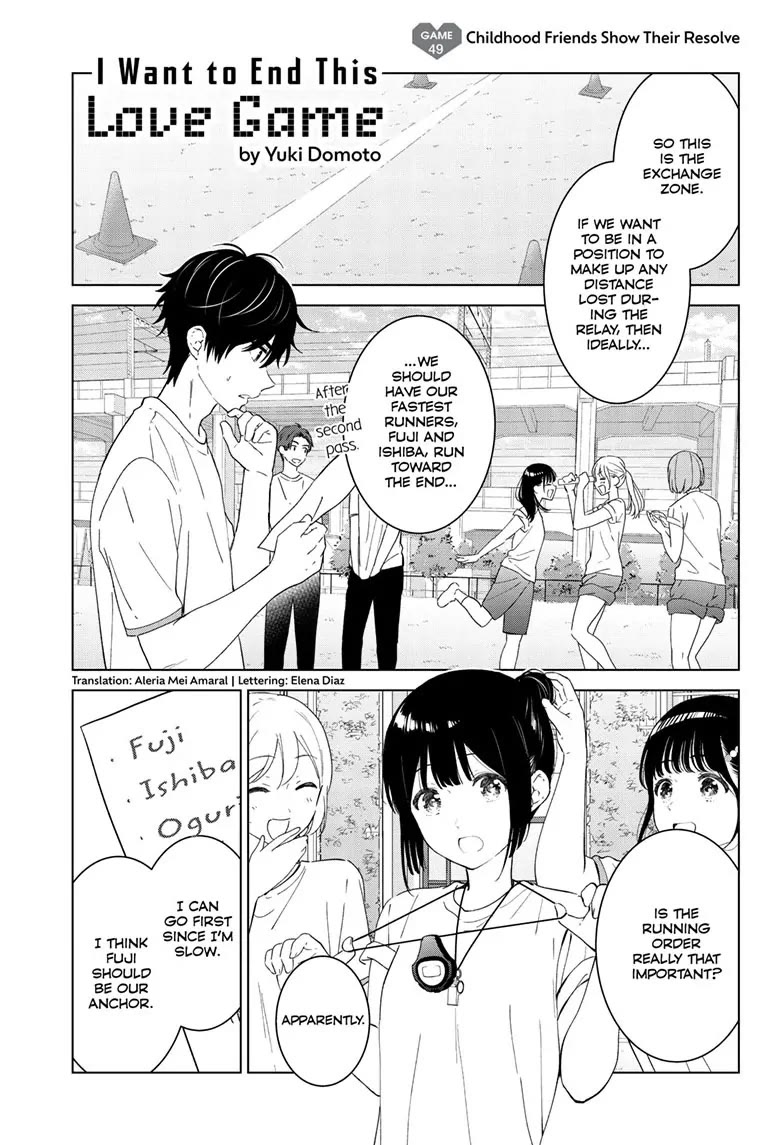 Aishiteru Game wo Owarasetai Chapter 49 page 1 - Chapter 49