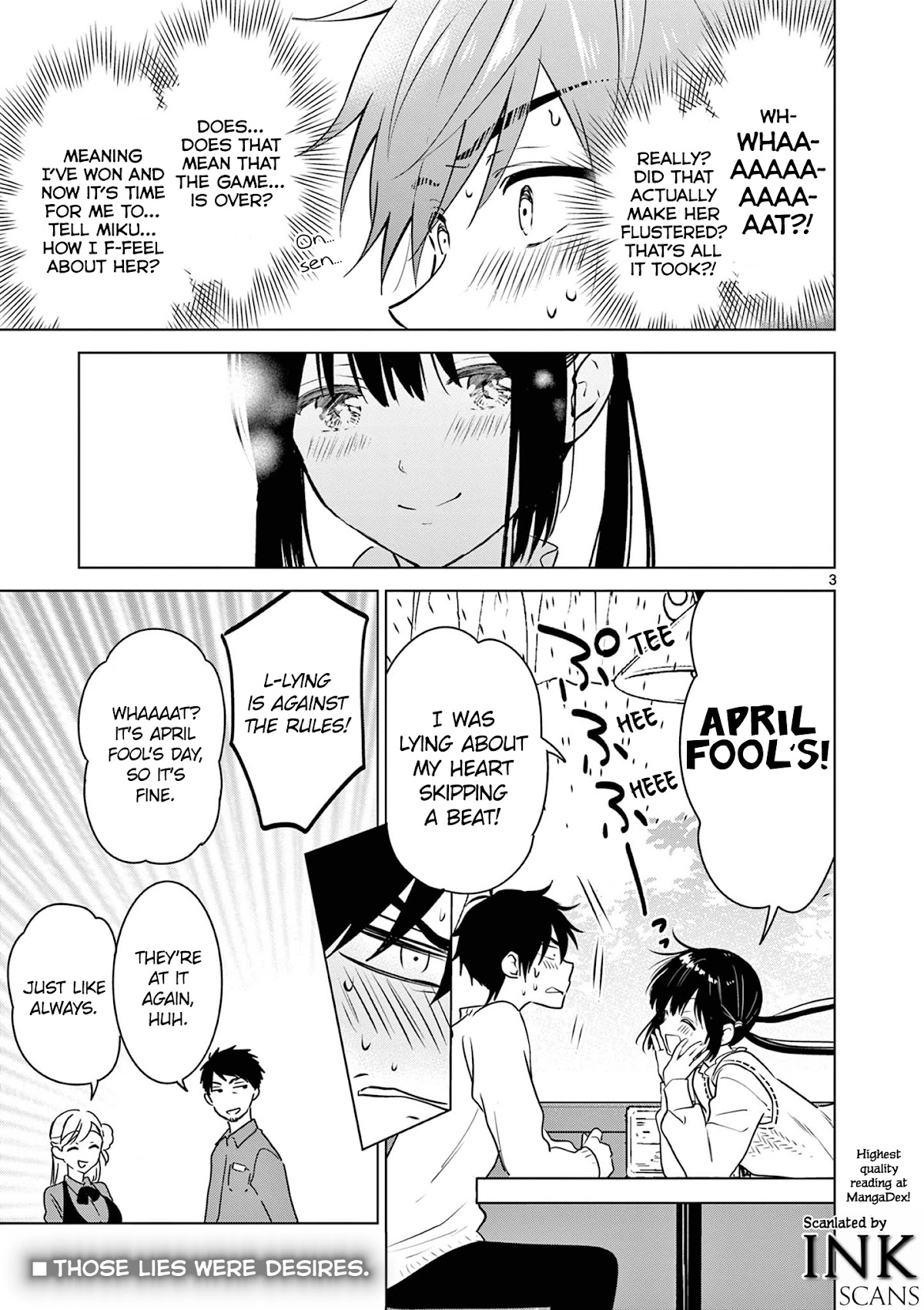 Aishiteru Game wo Owarasetai Chapter 9.5 page 4 - Chapter 9.5: Childhood Friends That Tell Lies