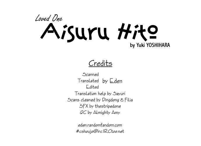 Aisuru Hito Chapter 10 page 2 - Chapter 10 : The Choice