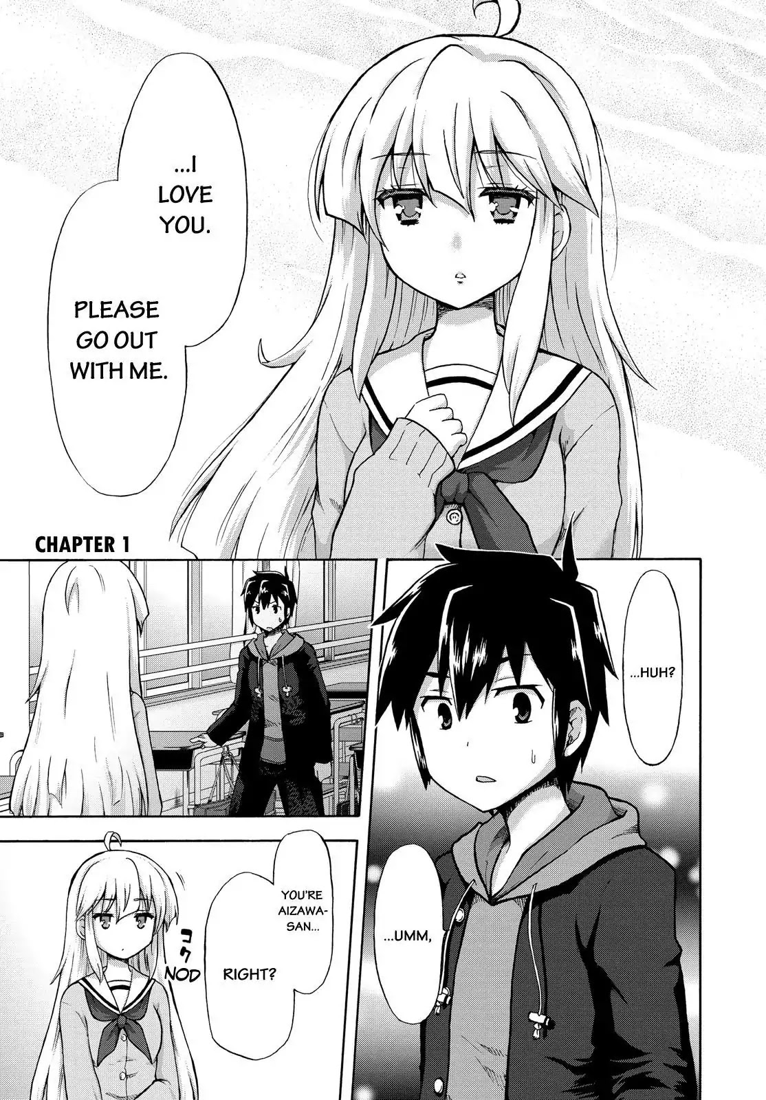 Aizawa-san Zoushoku Chapter 1 page 5 - Chapter 1: Aizawa-san Multiplies