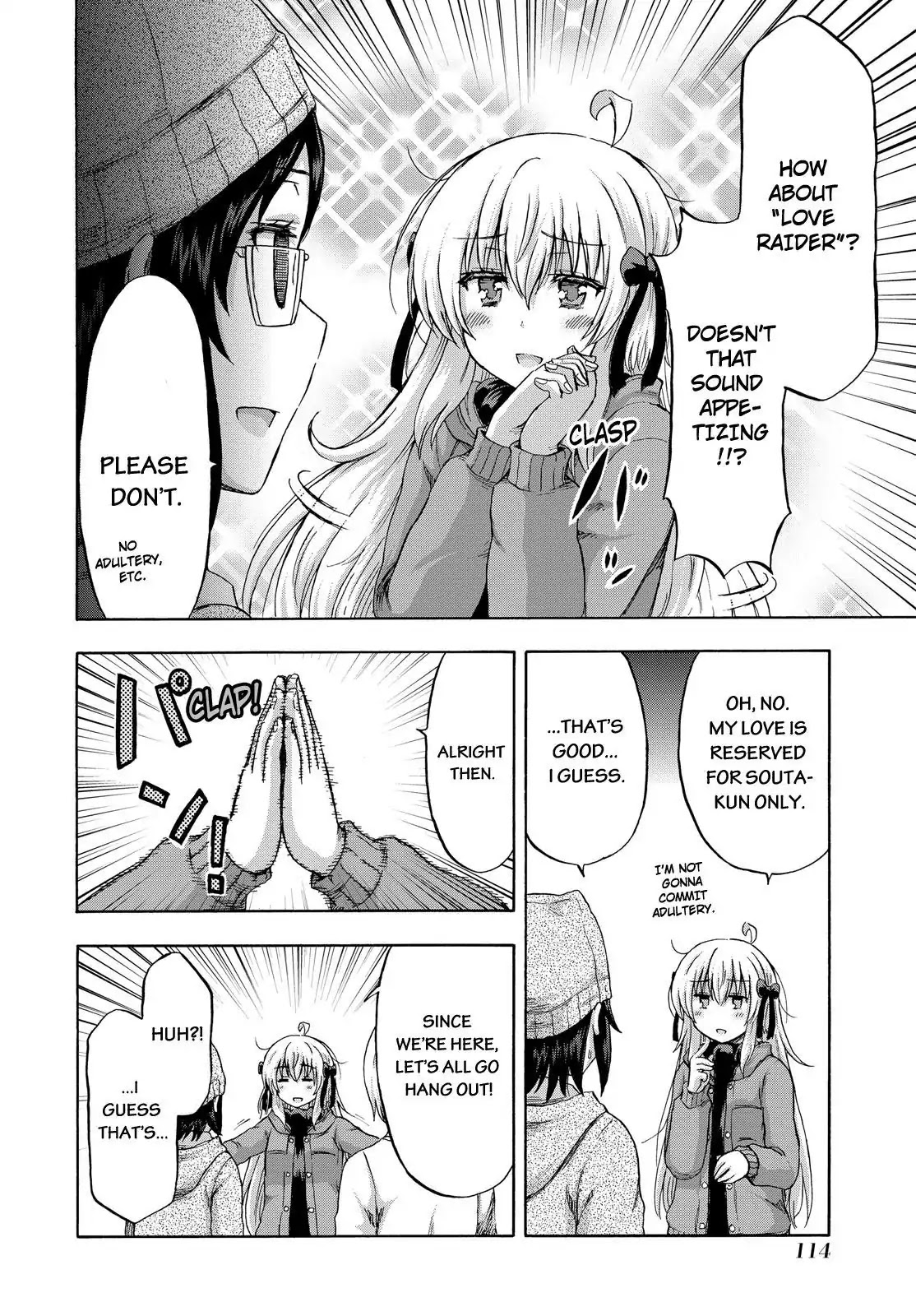 Aizawa-san Zoushoku Chapter 14 page 11 - Chapter 14: Aizawa-san Holds Hands