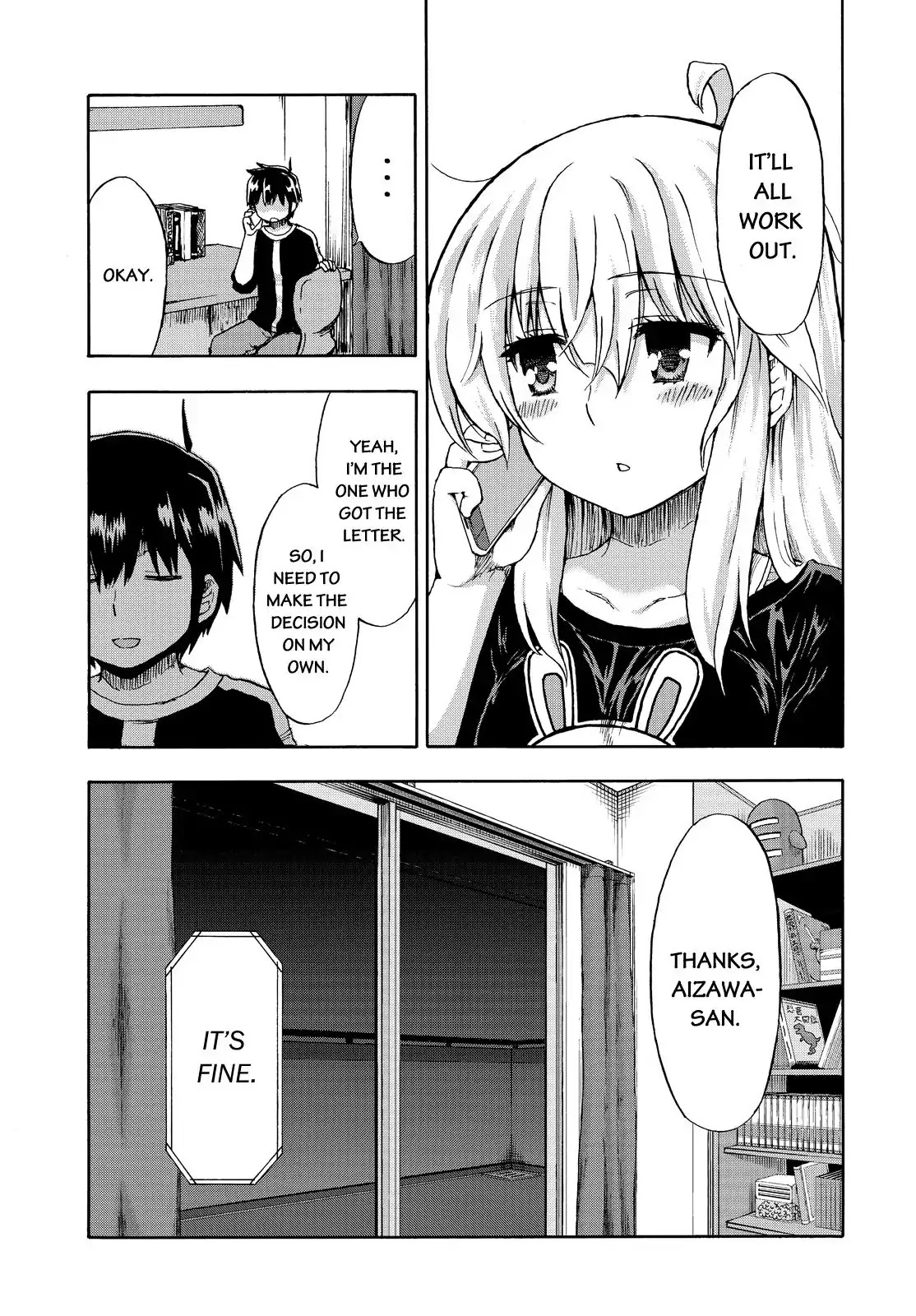 Aizawa-san Zoushoku Chapter 20 page 12 - Chapter 20: Aizawa-san and the Grade-Schooler Part 2