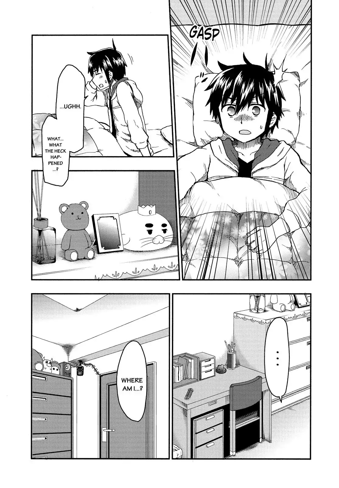 Aizawa-san Zoushoku Chapter 22 page 16 - Chapter 22: Aizawa-san and the Love Trap. Part 1