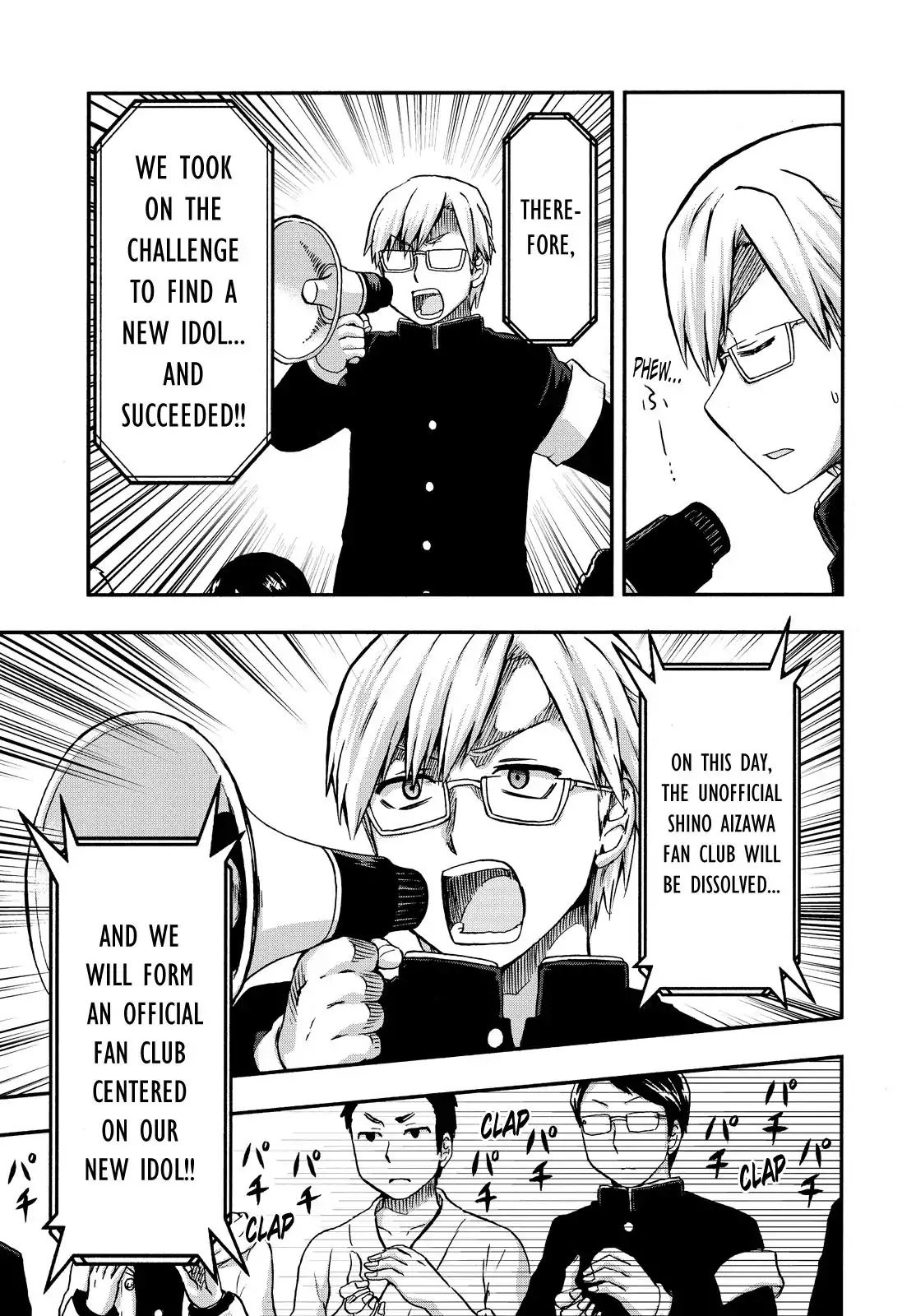 Aizawa-san Zoushoku Chapter 26 page 14 - Chapter 26: Aizawa-san and the New Idol
