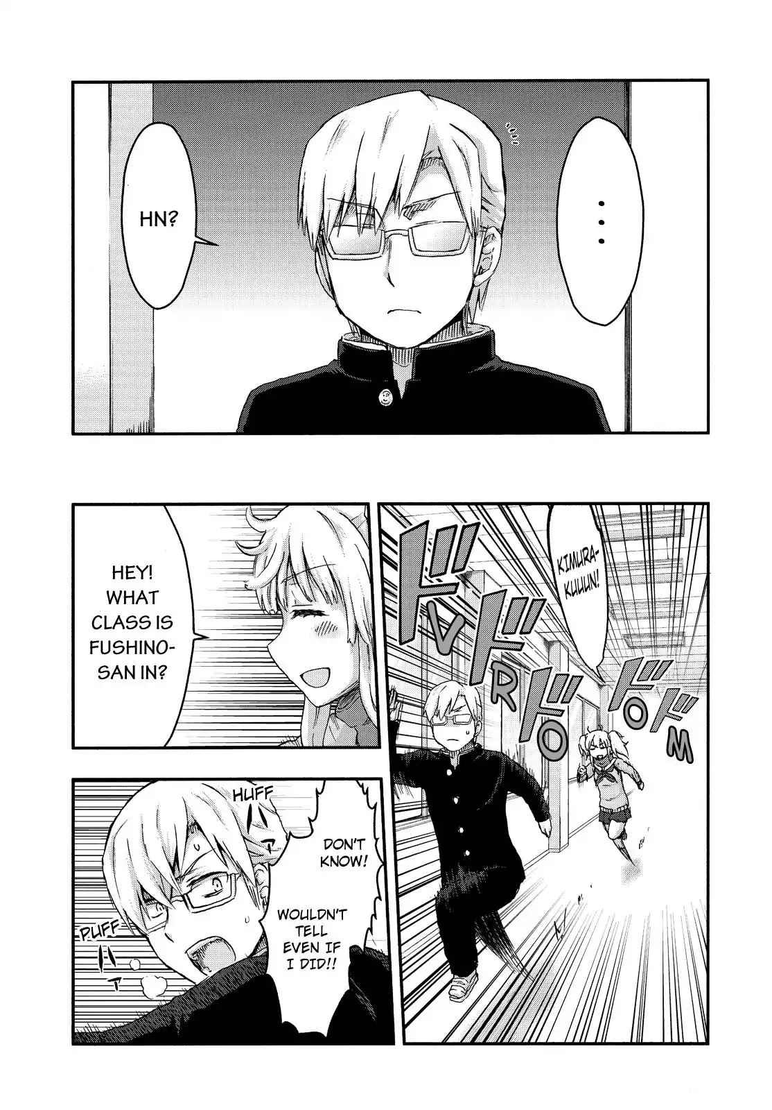 Aizawa-san Zoushoku Chapter 28 page 10 - Chapter 28: Anna Fushino, on the Run