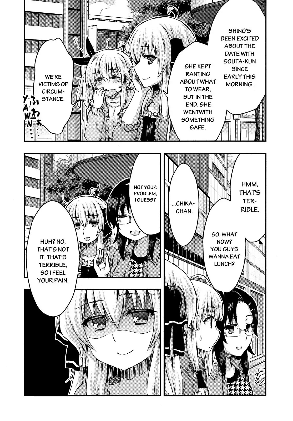 Aizawa-san Zoushoku Chapter 29.5 page 3 - Chapter 29.5: Ozeki-san Dresses Up