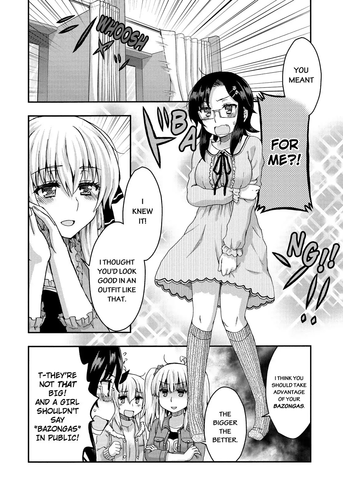Aizawa-san Zoushoku Chapter 29.5 page 5 - Chapter 29.5: Ozeki-san Dresses Up