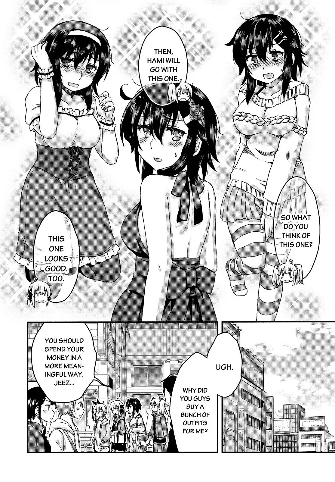 Aizawa-san Zoushoku Chapter 29.5 page 9 - Chapter 29.5: Ozeki-san Dresses Up