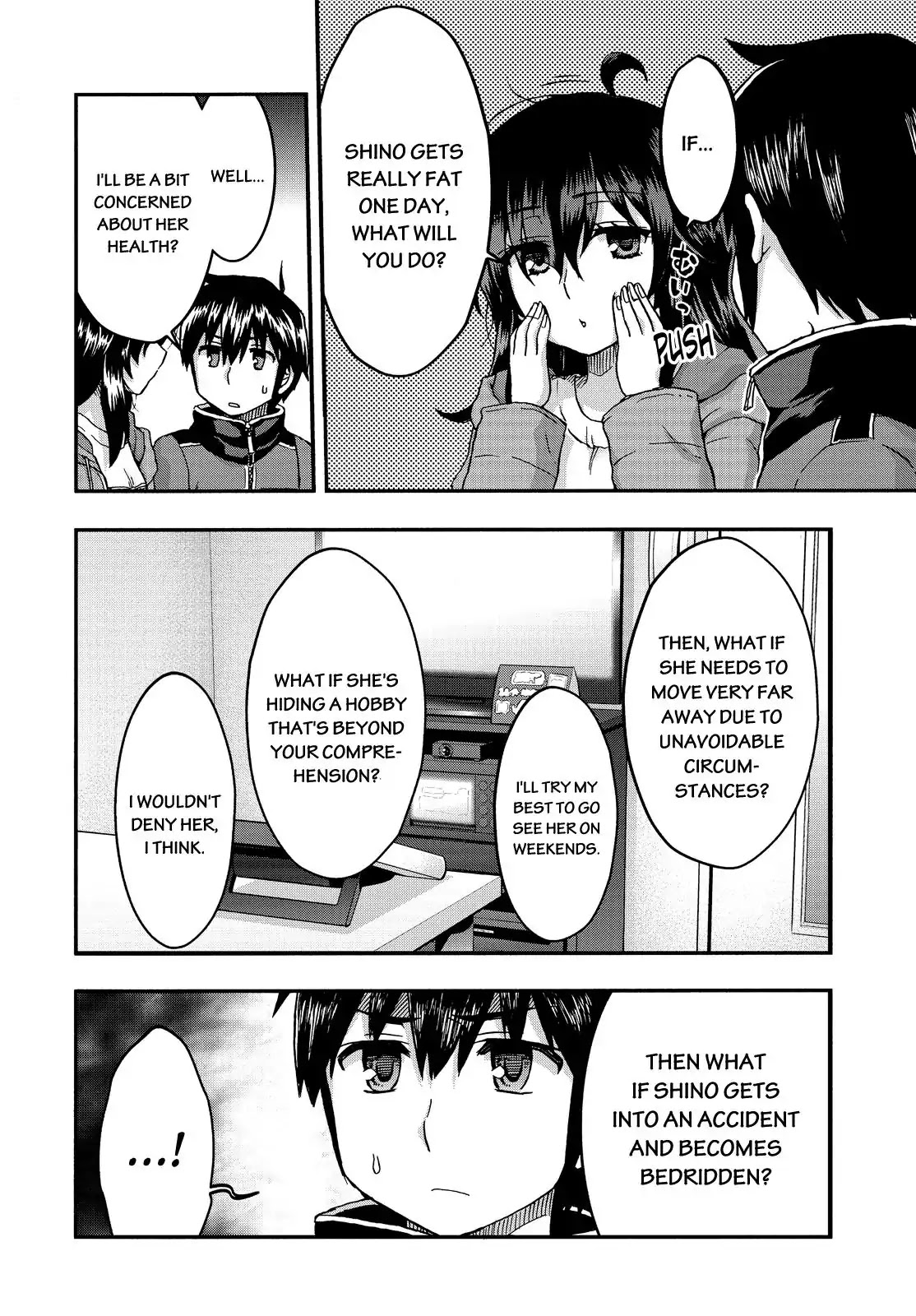 Aizawa-san Zoushoku Chapter 32 page 17 - Chapter 32: Fushino-san and Souta-kun