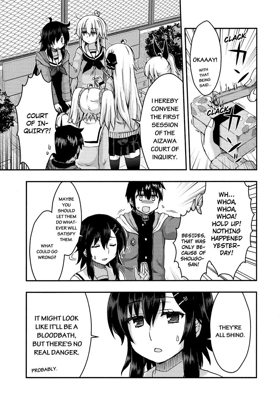 Aizawa-san Zoushoku Chapter 33 page 10 - Chapter 33: Aizawa-san and Feedback