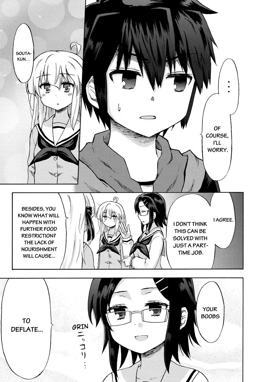 Aizawa-san Zoushoku Chapter 7 page 10 - Chapter 7: Aizawa-san Gets Worried Over