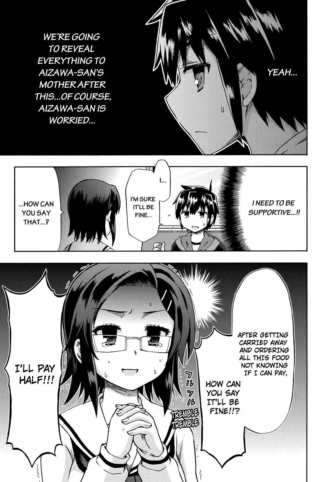 Aizawa-san Zoushoku Chapter 7 page 22 - Chapter 7: Aizawa-san Gets Worried Over