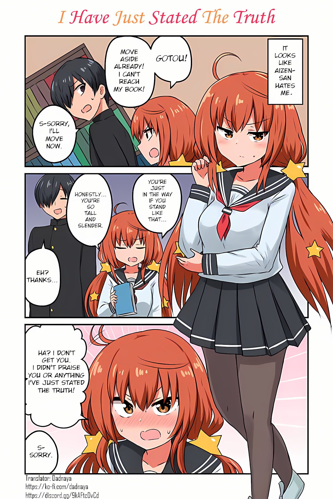 Aizen-san Can't Be Honest! Chapter 1 page 1 - Chapter 1: I Have Just Stated The Truth