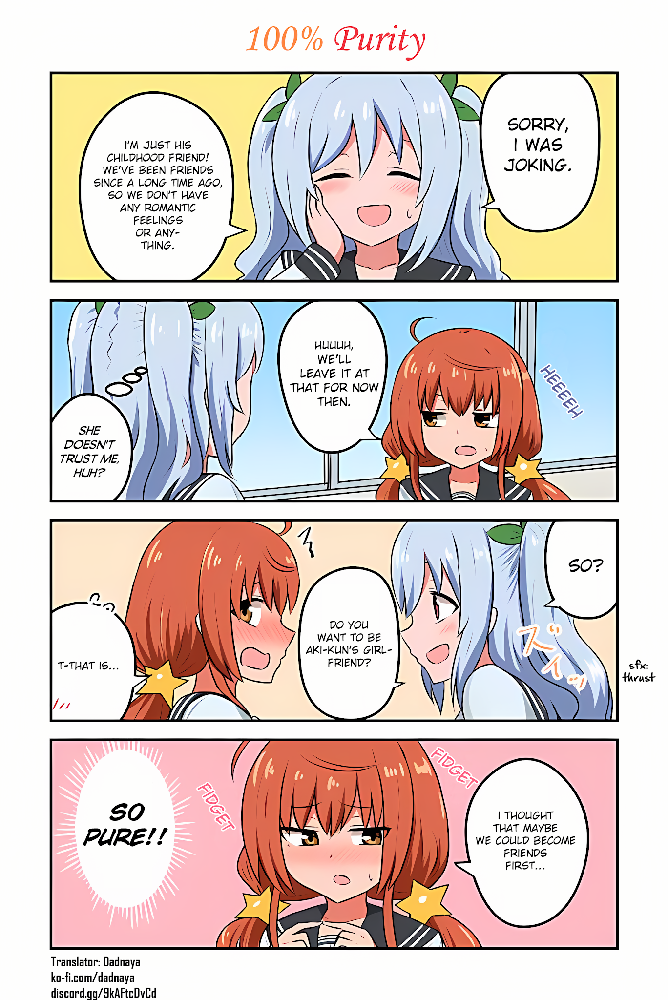 Aizen-san Can't Be Honest! Chapter 10 page 1 - Chapter 10: 100% Purity
