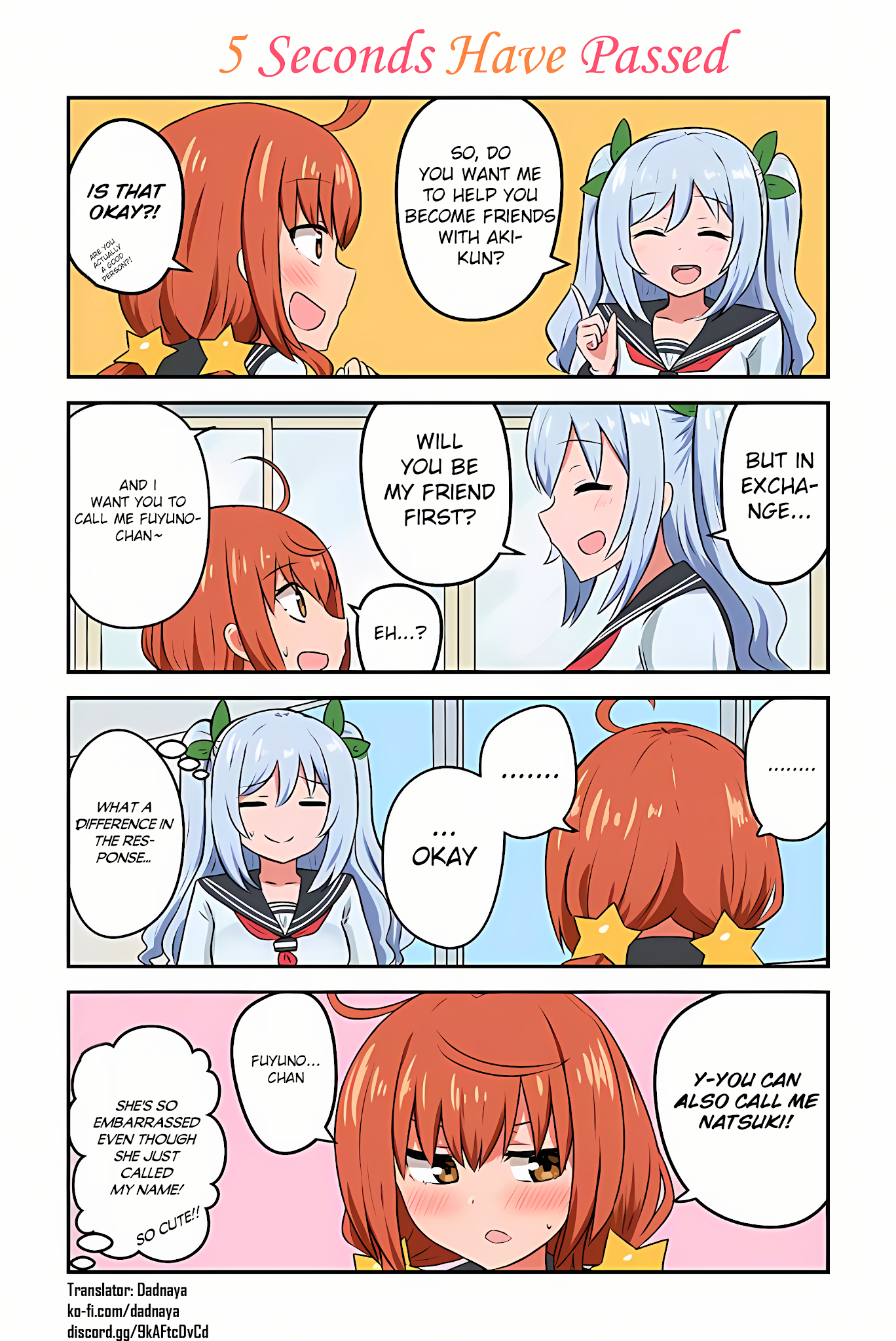 Aizen-san Can't Be Honest! Chapter 11 page 1 - Chapter 11: 5 Seconds Have Passed