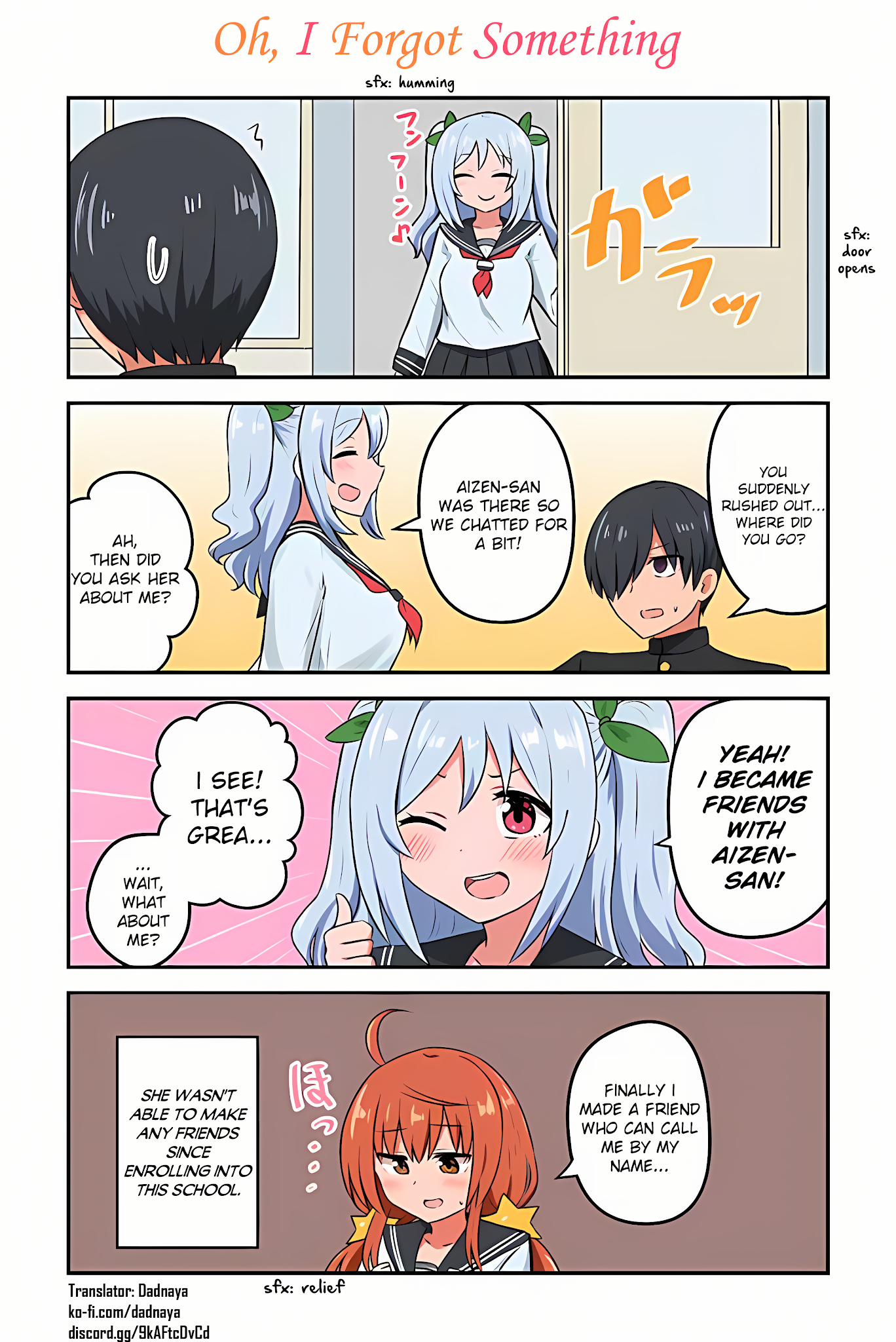 Aizen-san Can't Be Honest! Chapter 12 page 1 - Chapter 12: Oh, I Forgot Something