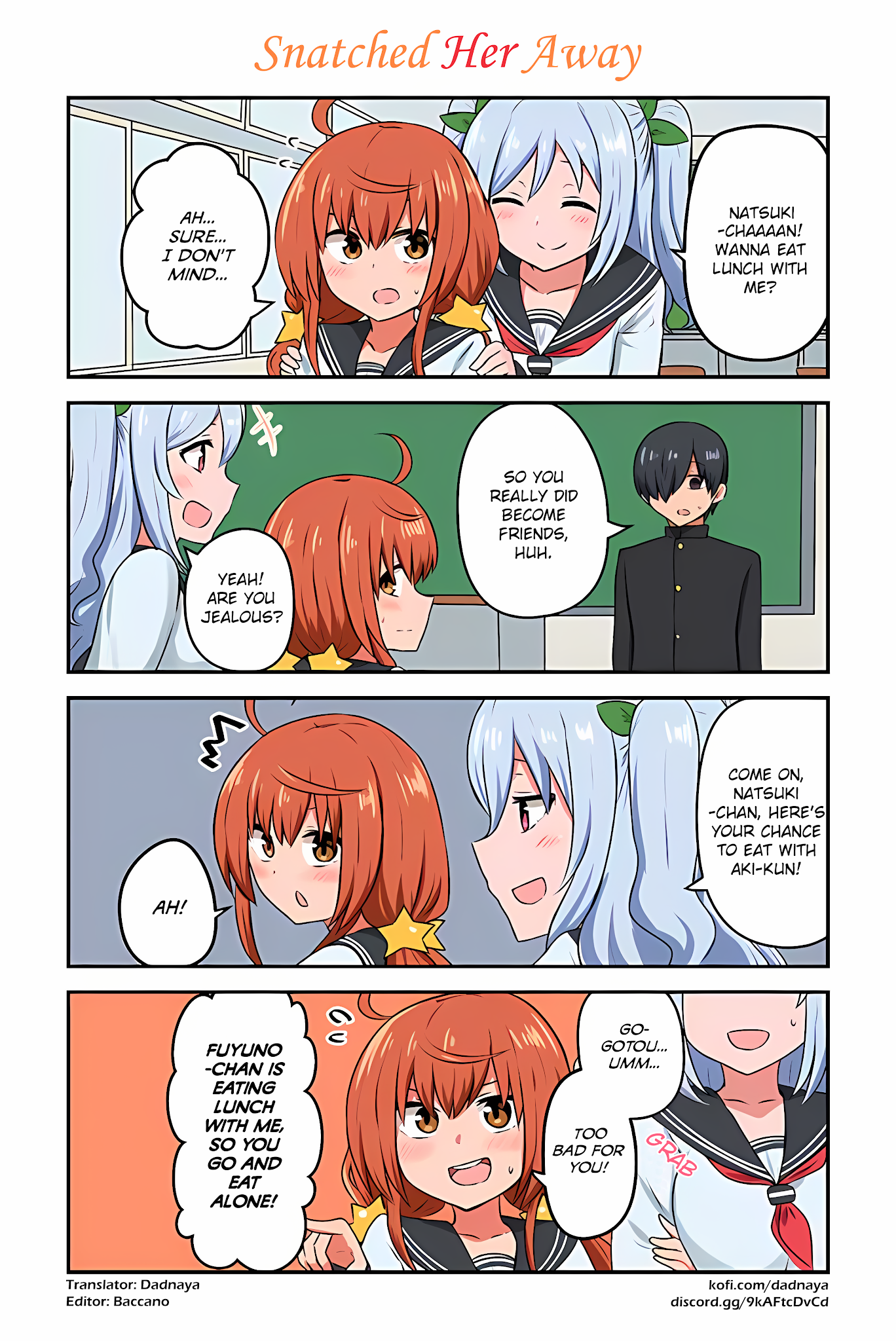 Aizen-san Can't Be Honest! Chapter 13 page 1 - Chapter 13: Snatched Her Away