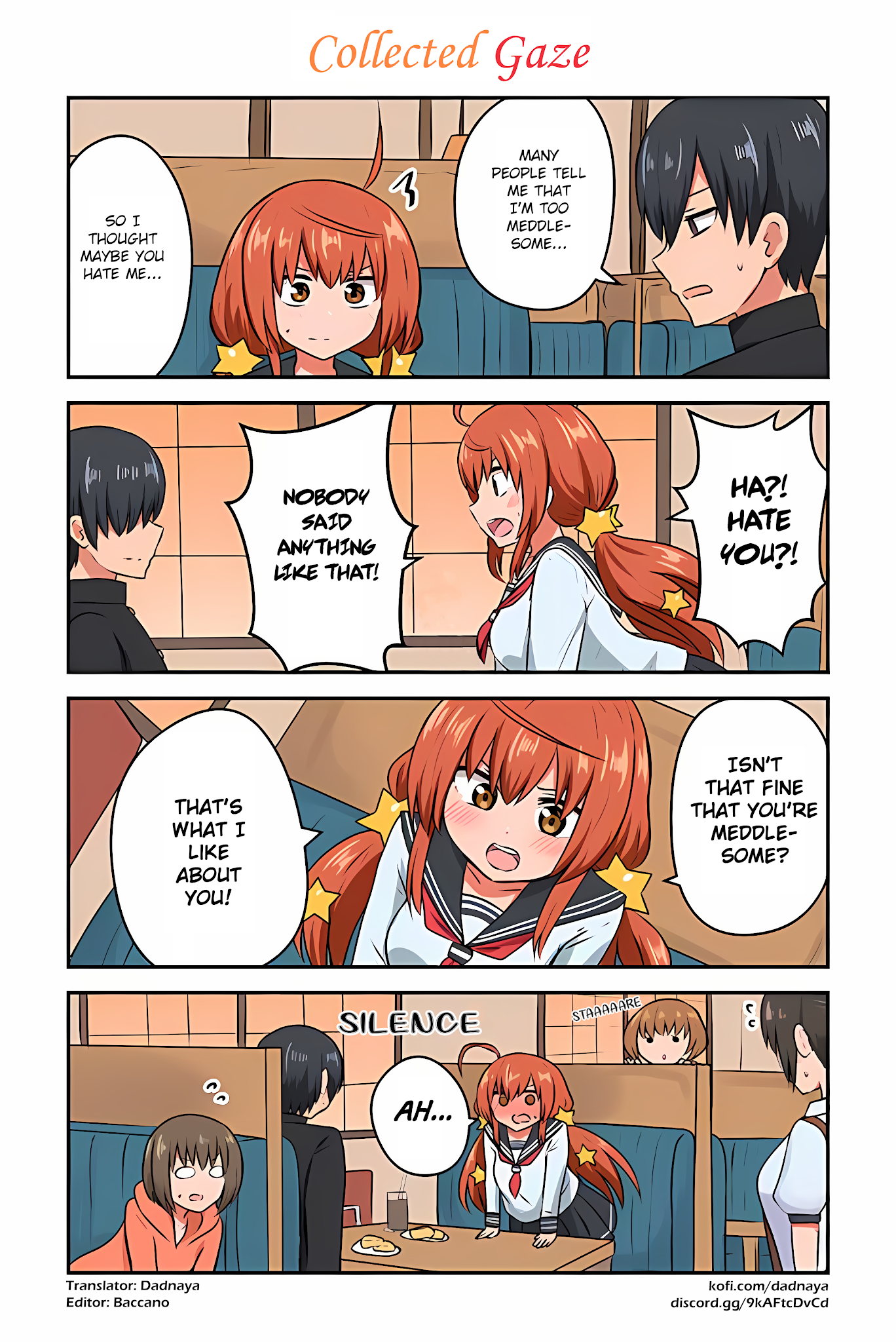 Aizen-san Can't Be Honest! Chapter 27 page 1 - Chapter 27: Collected Gaze