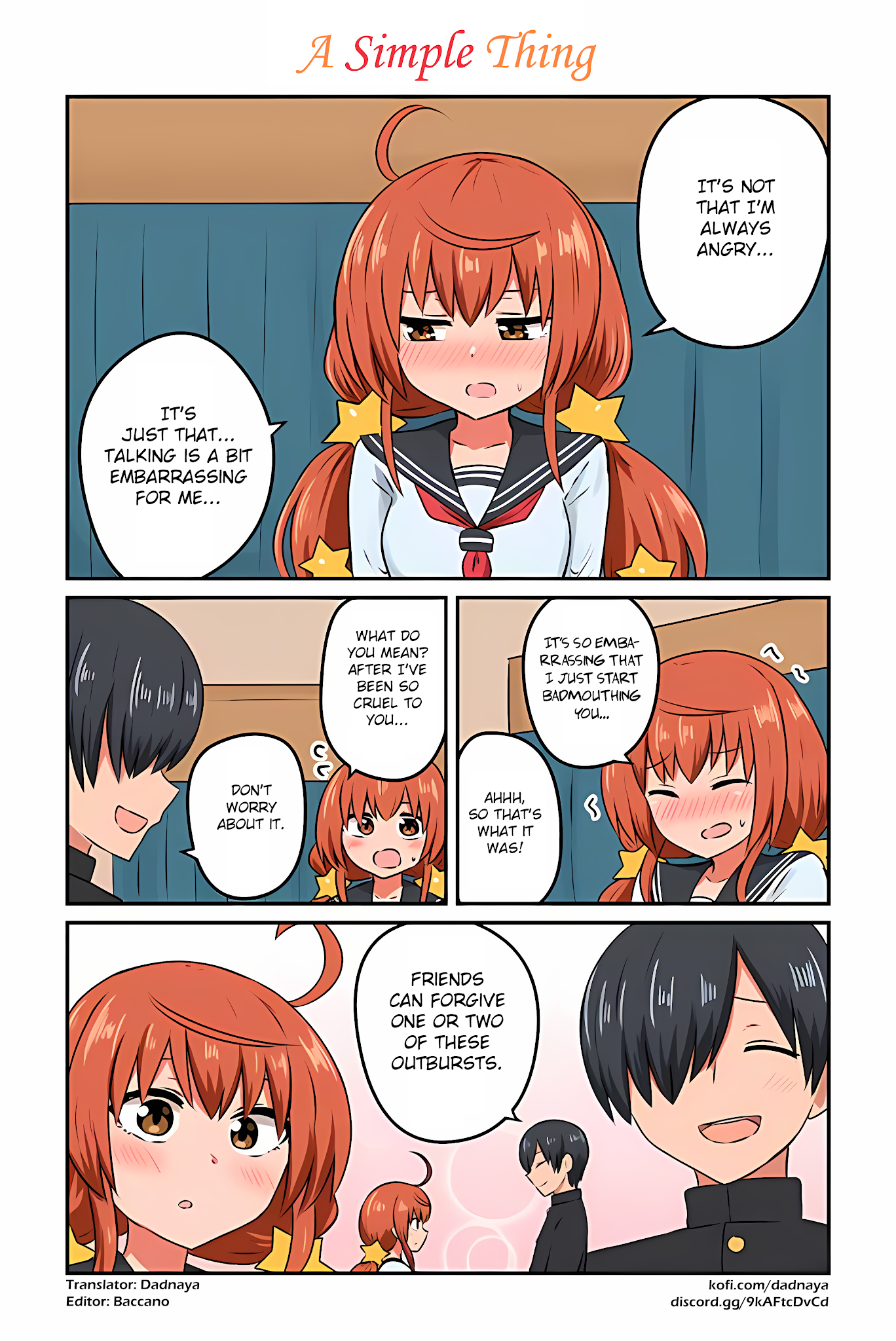 Aizen-san Can't Be Honest! Chapter 29 page 1 - Chapter 29: A Simple Thing