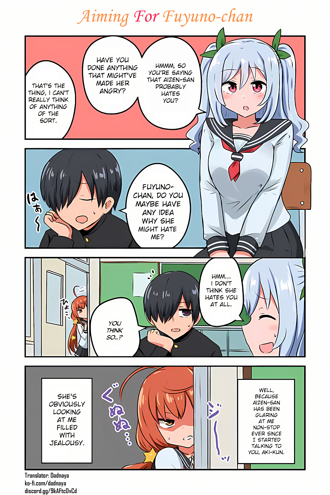 Aizen-san Can't Be Honest! Chapter 7 page 1 - Chapter 7: Aiming for Fuyuno-chan