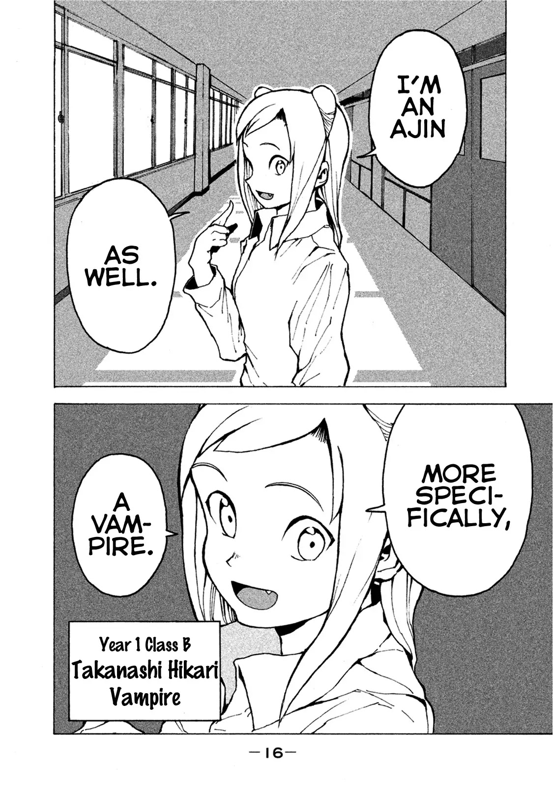 Ajin-chan wa Kataritai Chapter 1 page 15 - Chapter 1: Takahashi Tetsuo Wants to Communicate